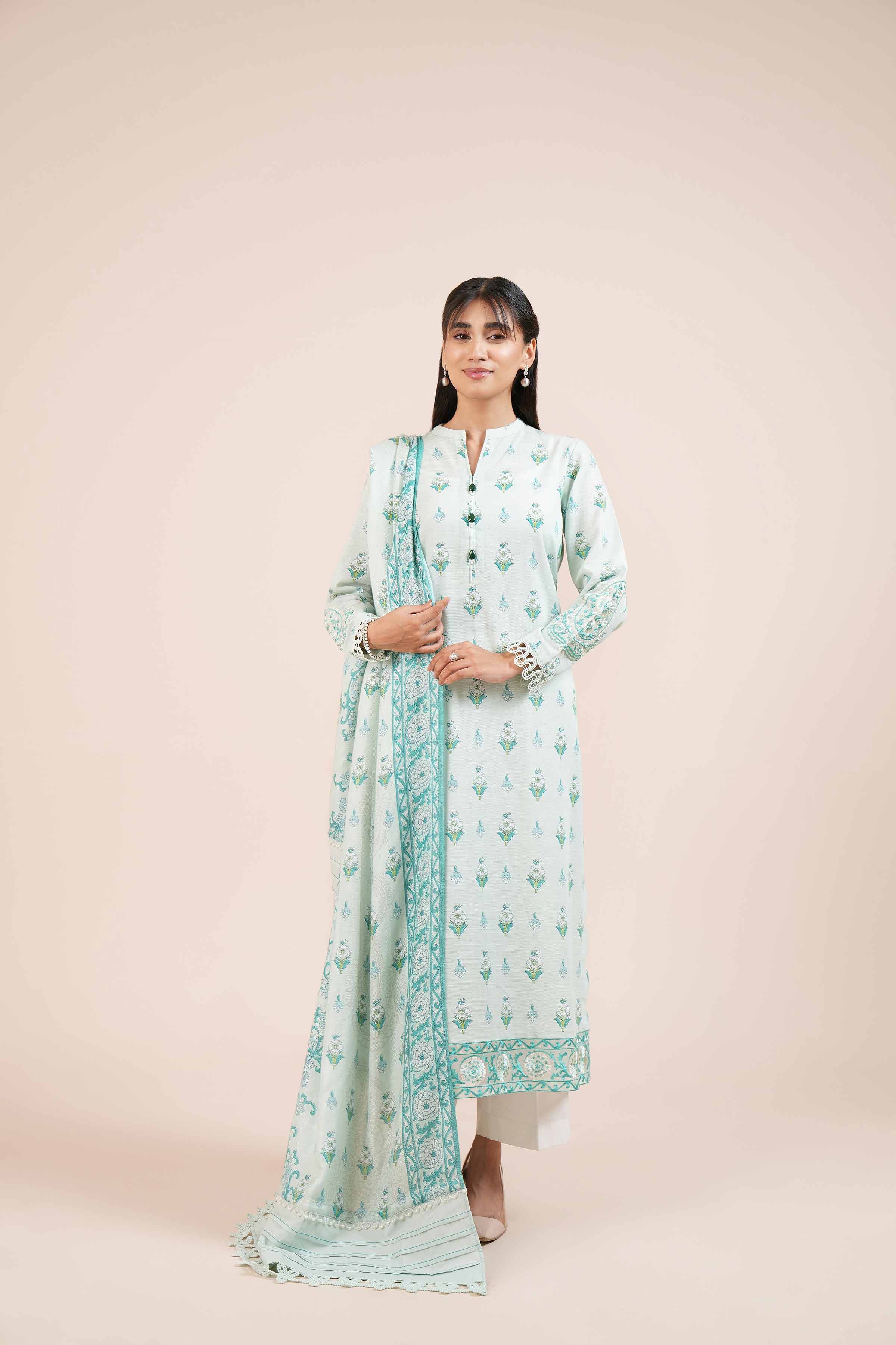 2 Piece - Printed Embroidered Suit - 42404081 - Image 6