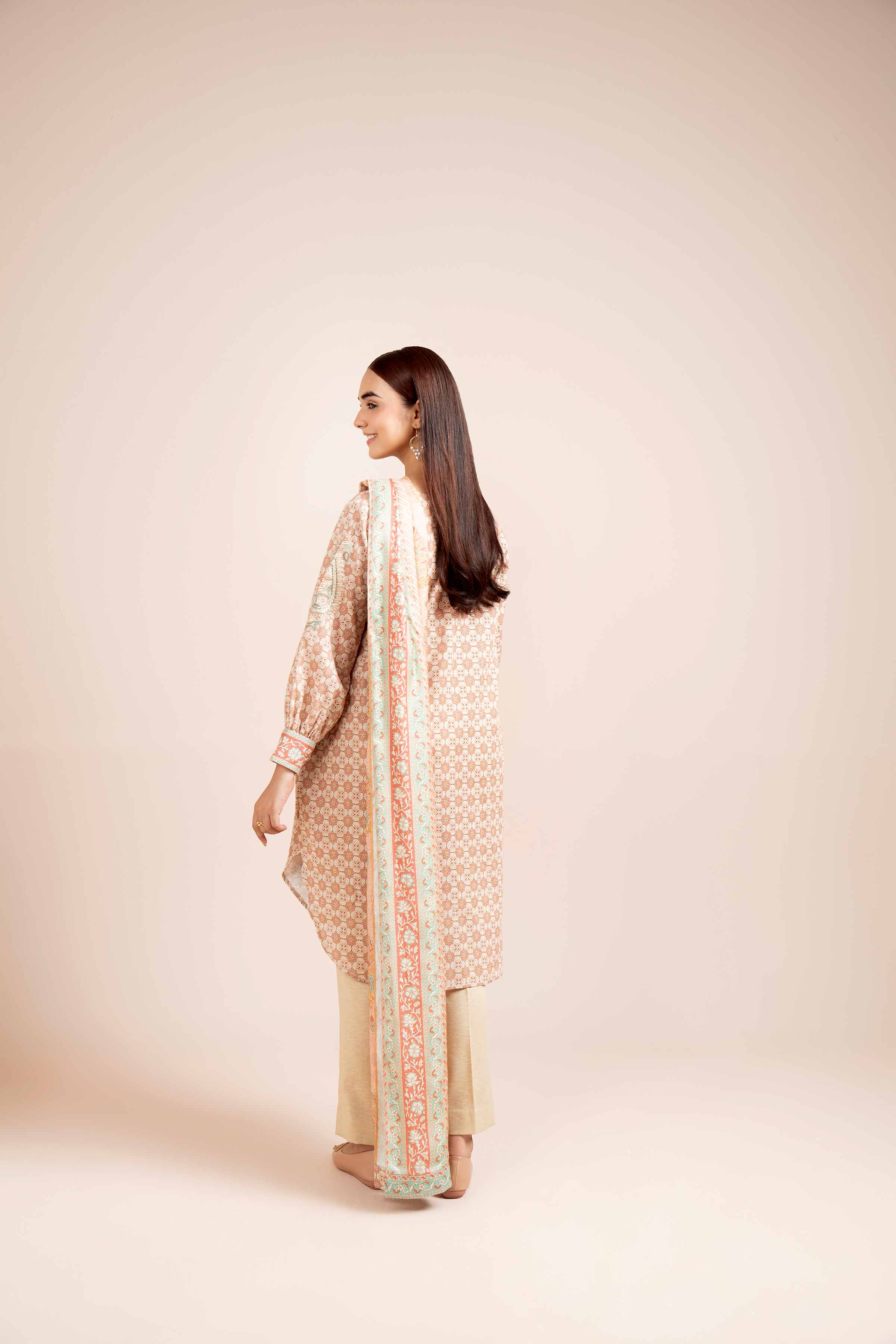 2 Piece - Printed Embroidered Suit - 42404082 - Image 3