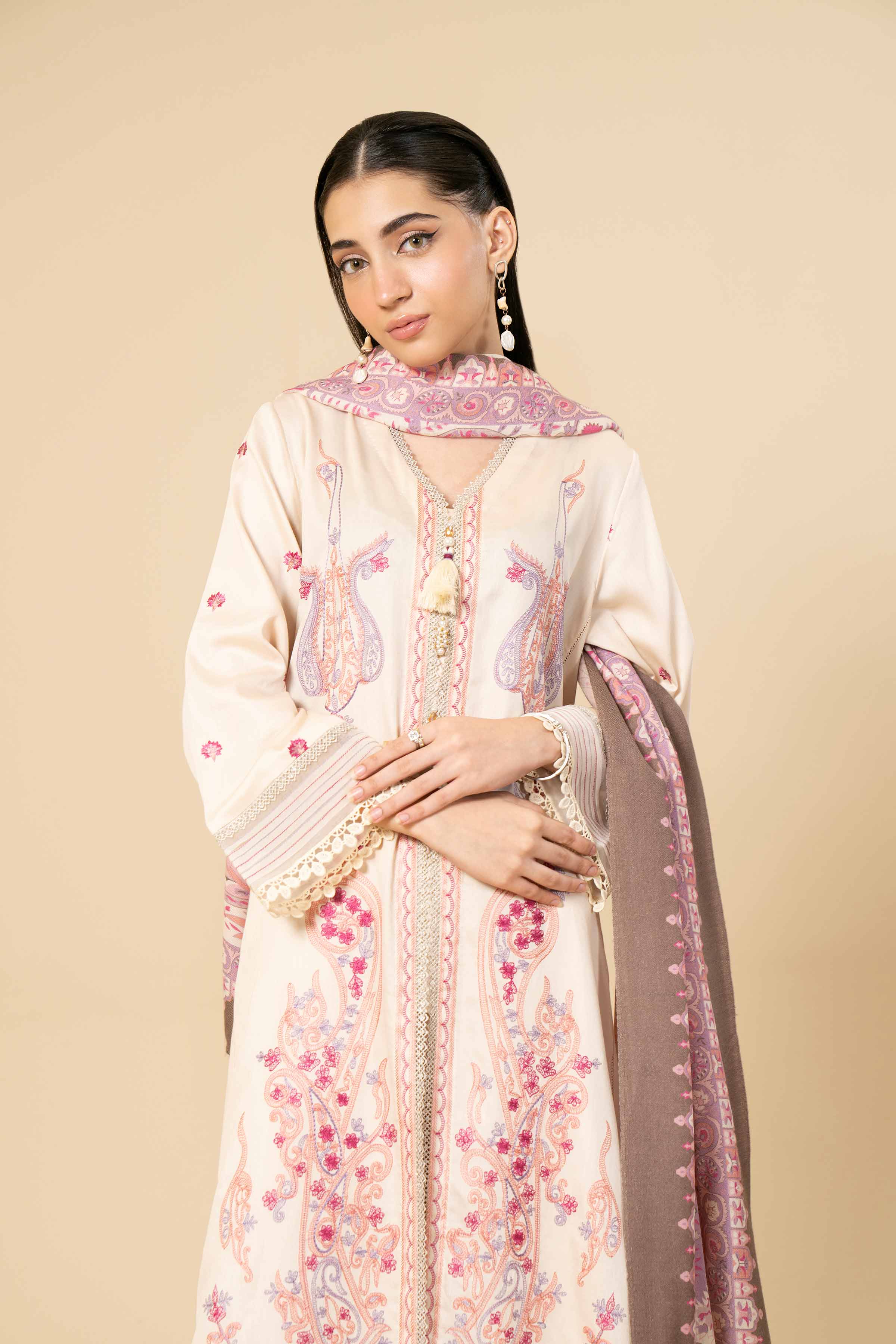 3 Piece - Embroidered Suit - 42404283 - Image 4