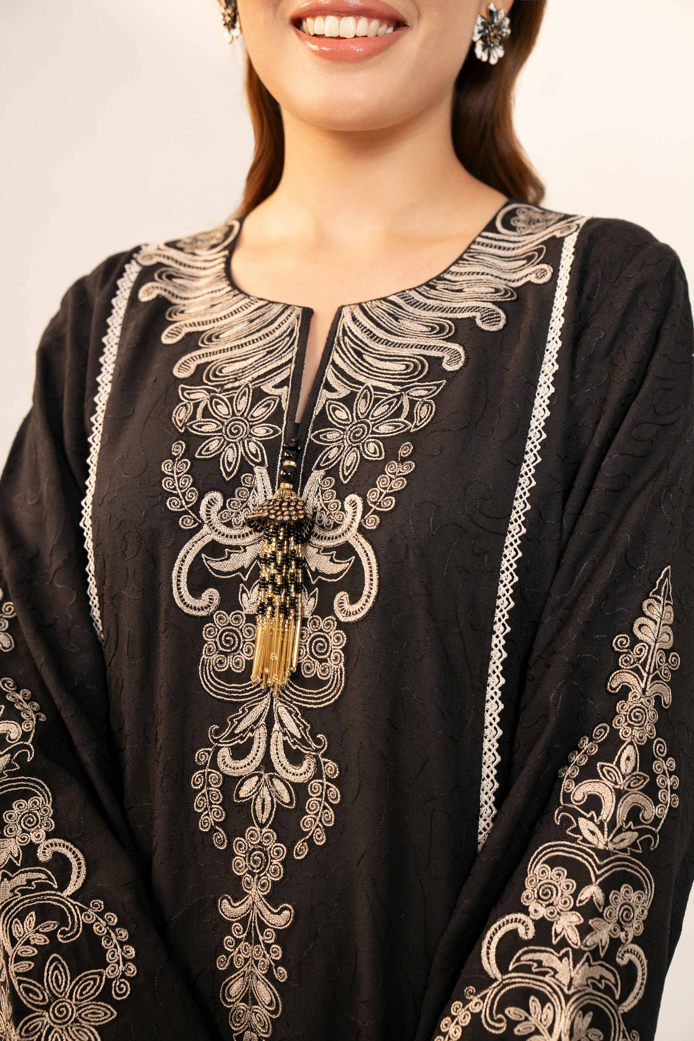 3 Piece - Embroidered Suit - 42404378 - Image 4