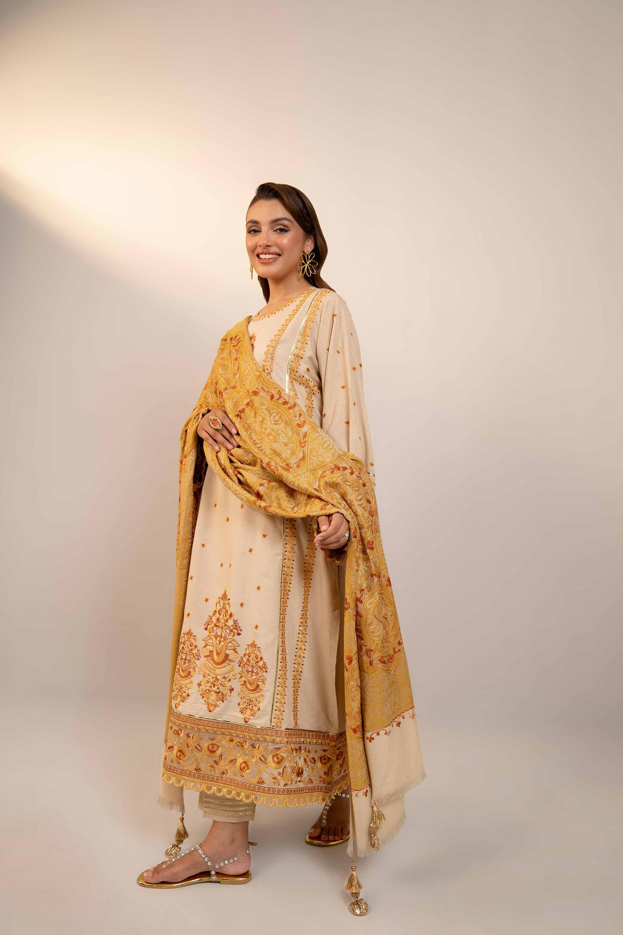 3 Piece - Embroidered Suit - 42404379 - Image 5