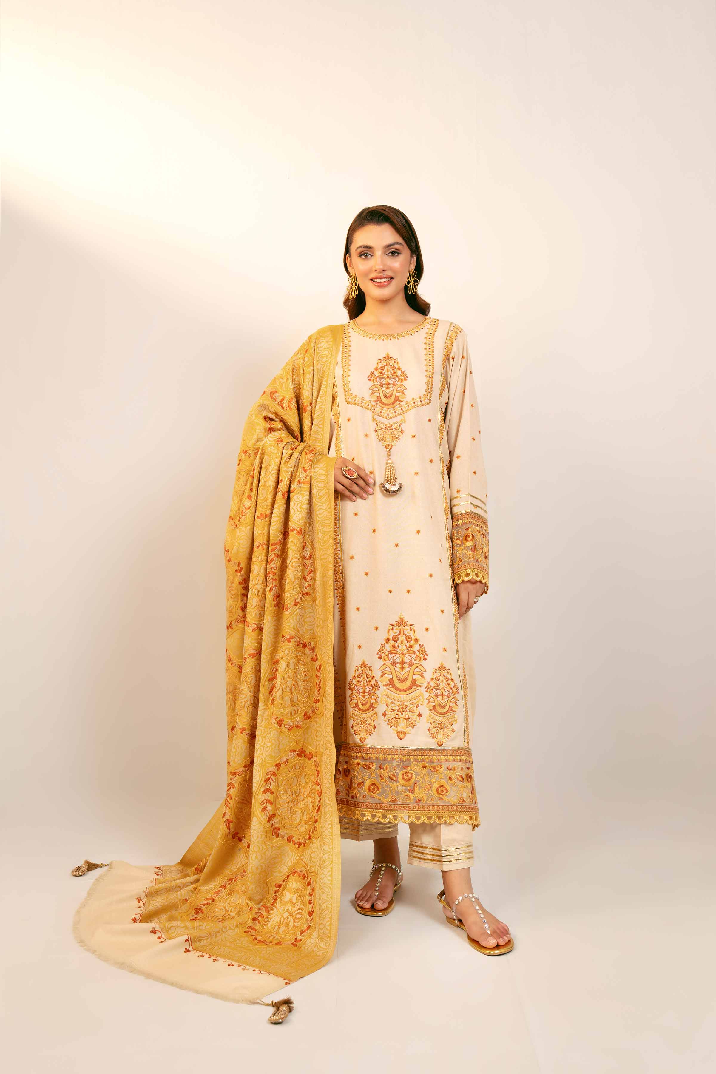 3 Piece - Embroidered Suit - 42404379 - Image 6