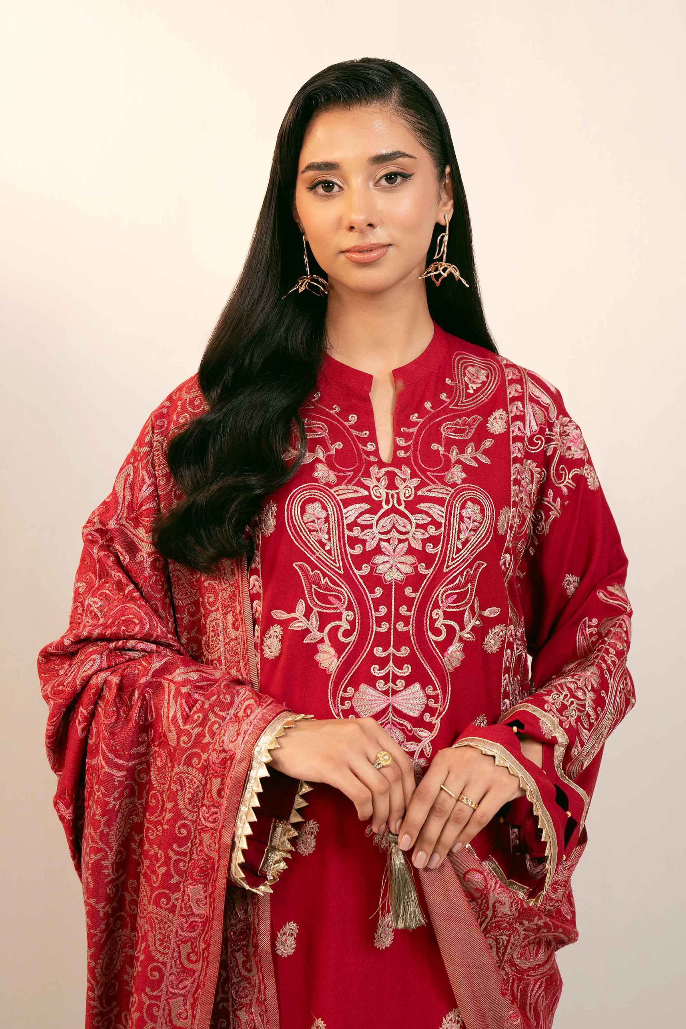 3 Piece - Embroidered Suit - 42404382 - Image 2