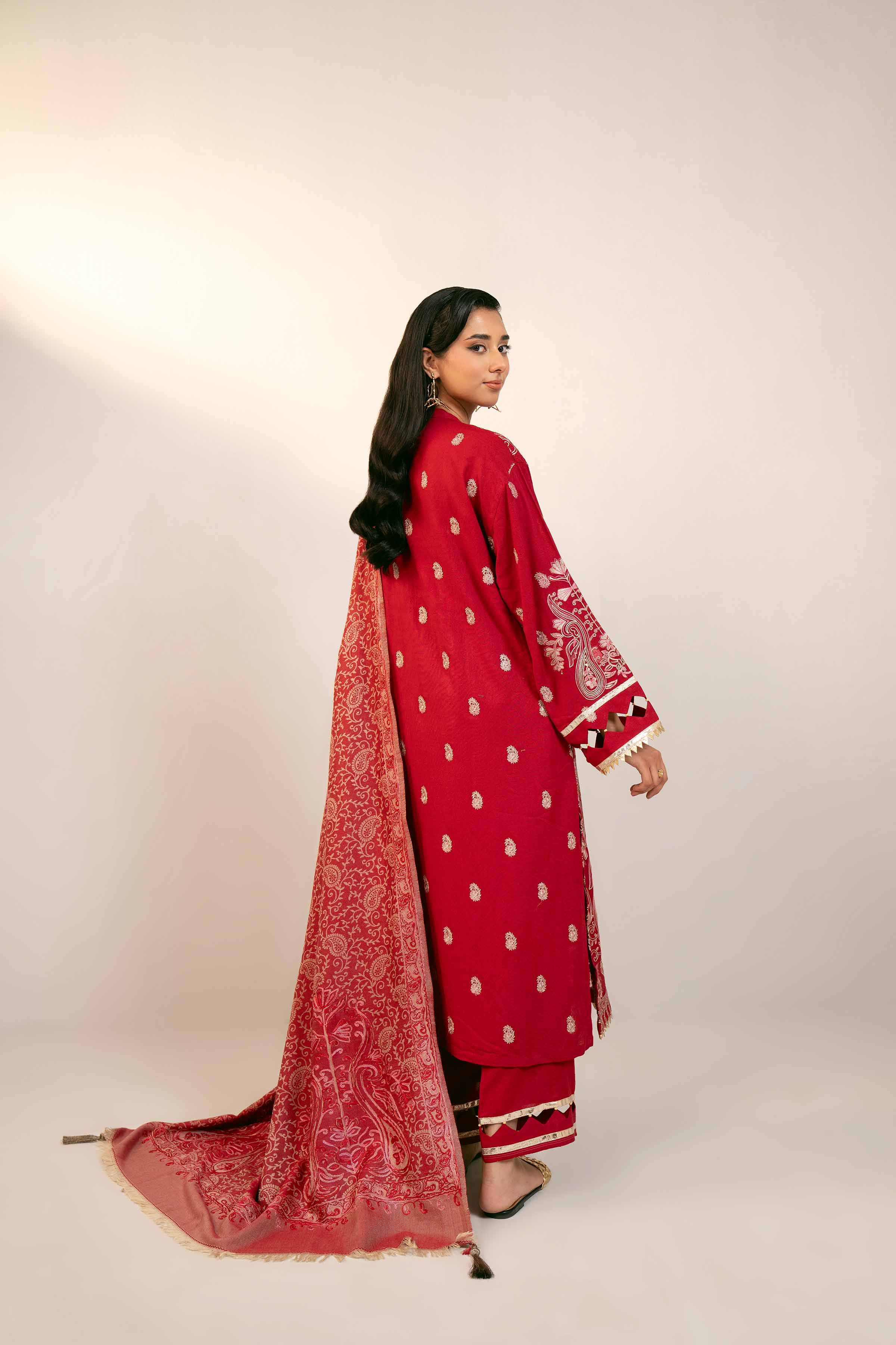 3 Piece - Embroidered Suit - 42404382 - Image 3