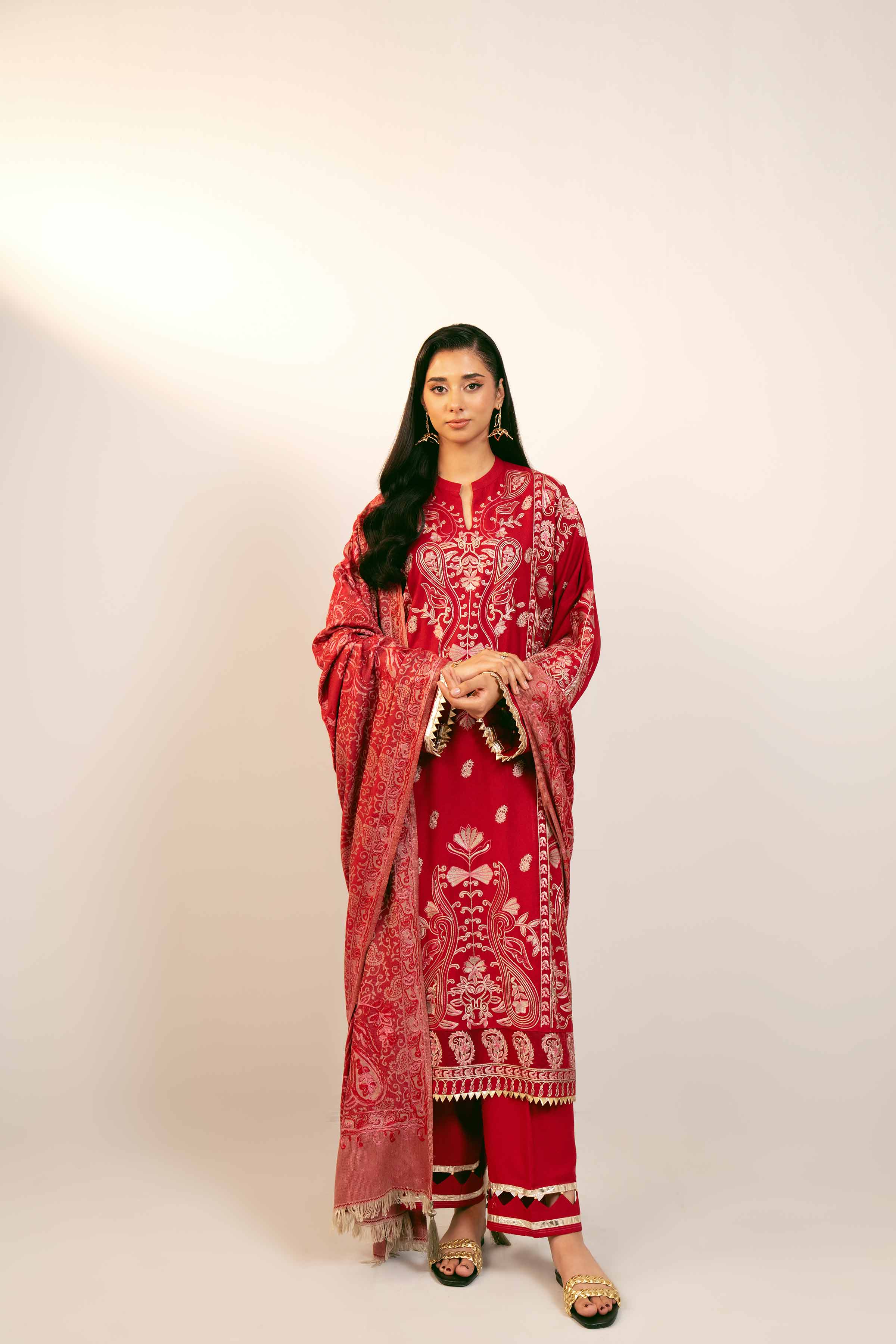 3 Piece - Embroidered Suit - 42404382 - Image 5