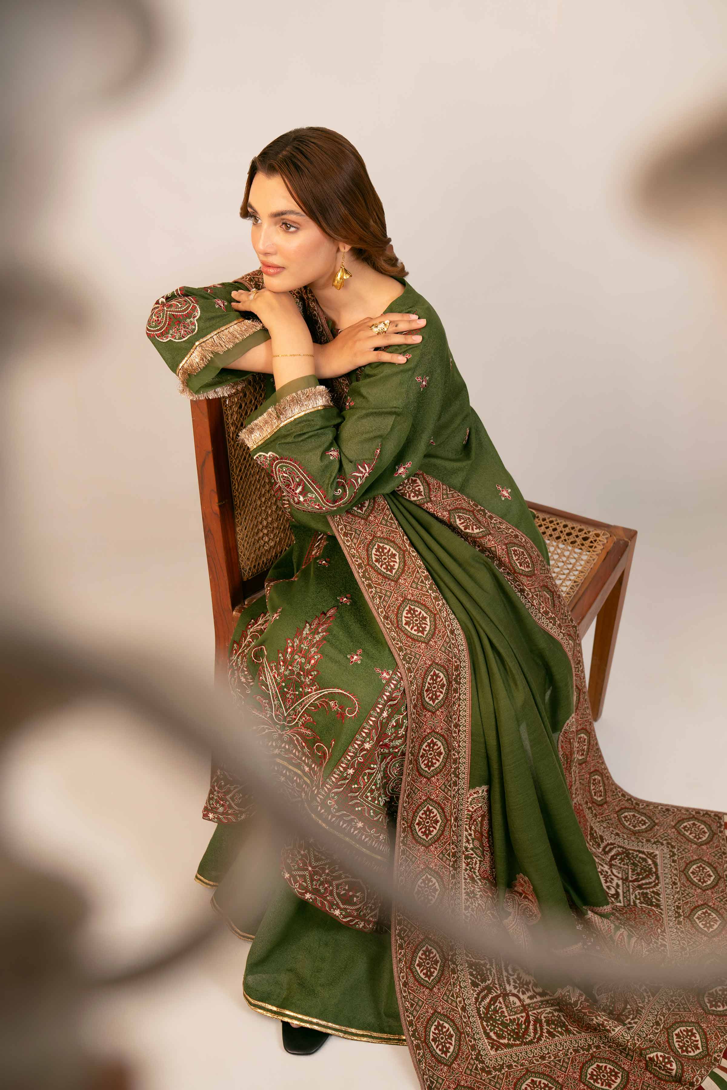 3 Piece - Embroidered Suit - 42404385 - Image 6