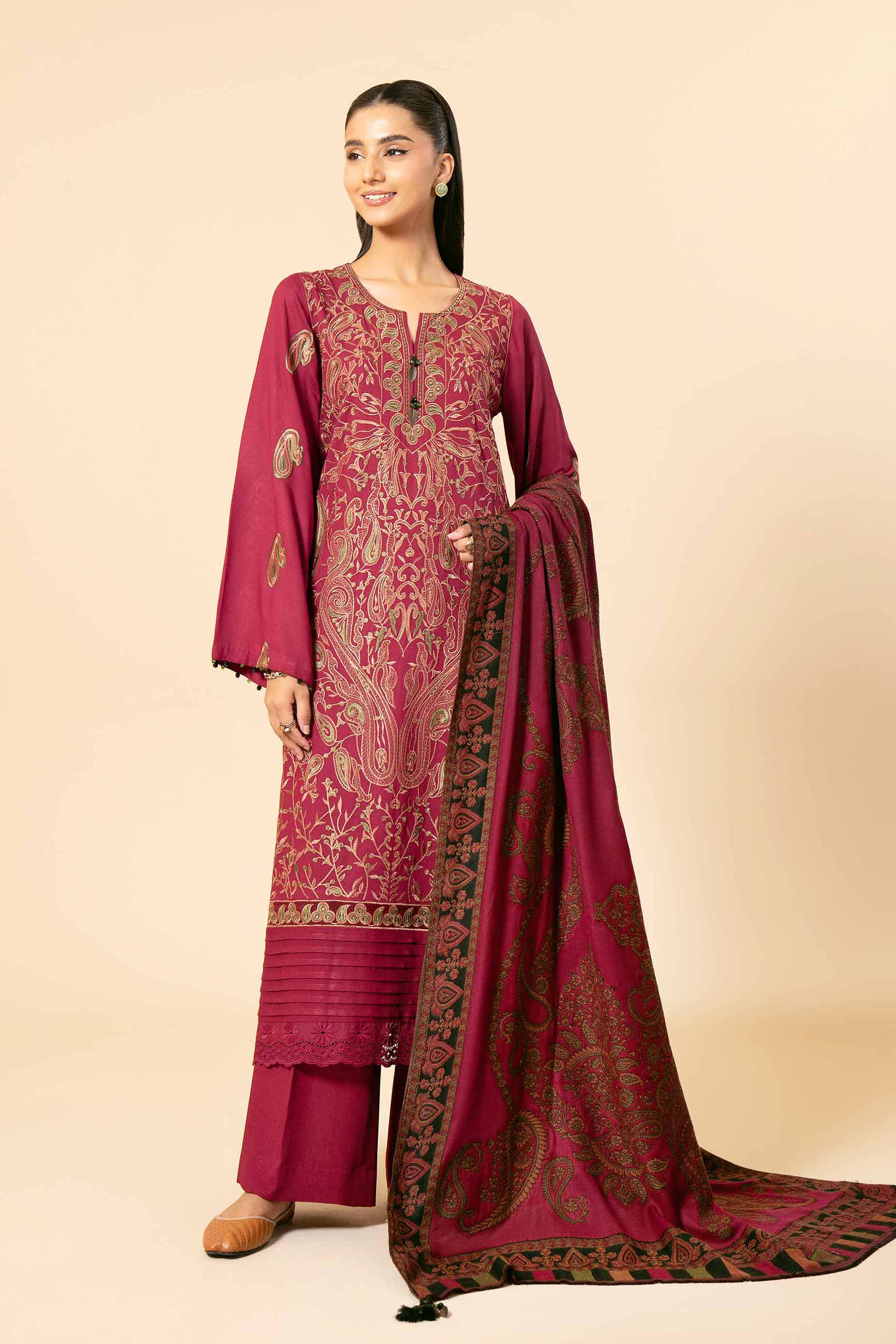 3 Piece - Embroidered Suit - 42404387 - Image 2