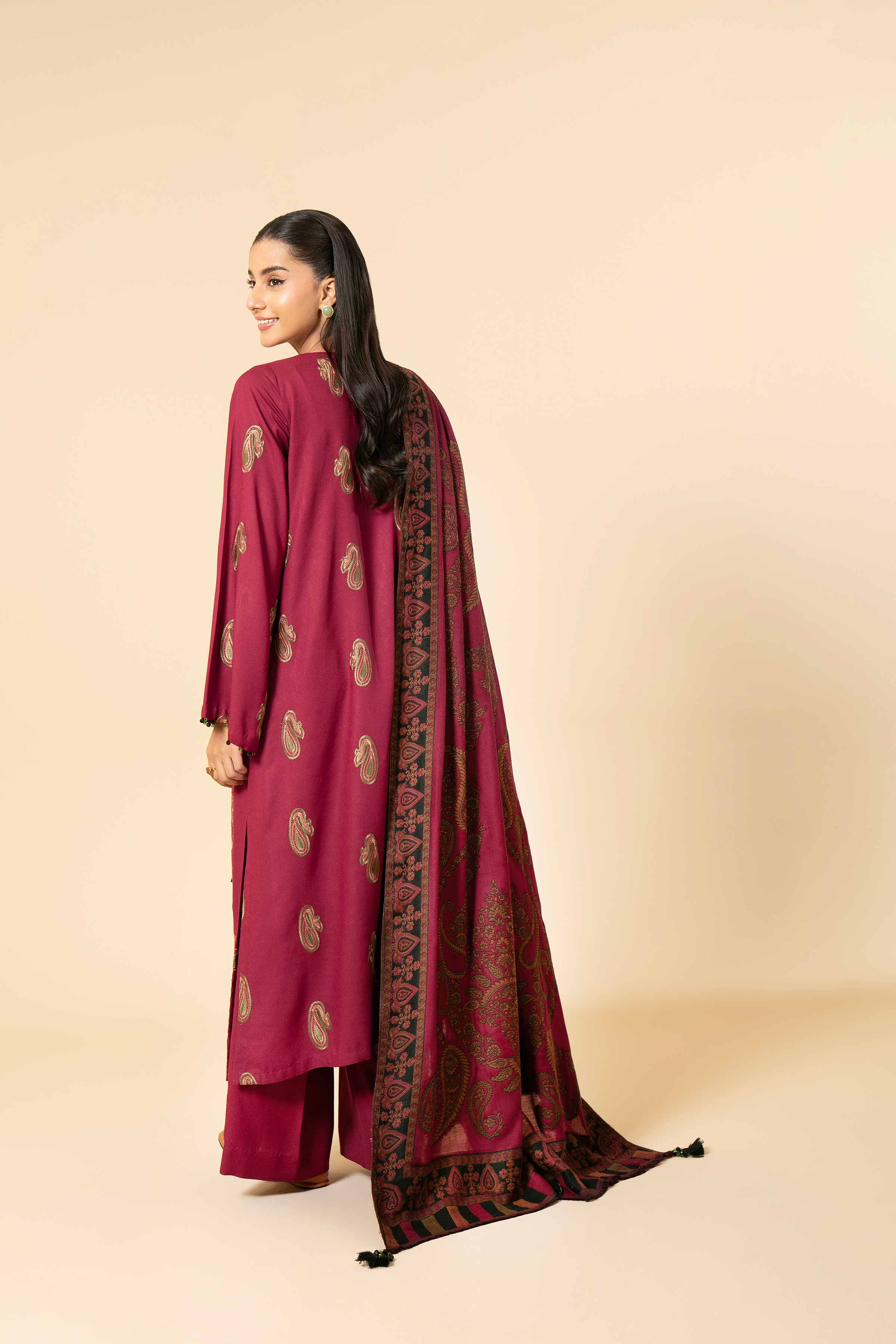 3 Piece - Embroidered Suit - 42404387 - Image 3