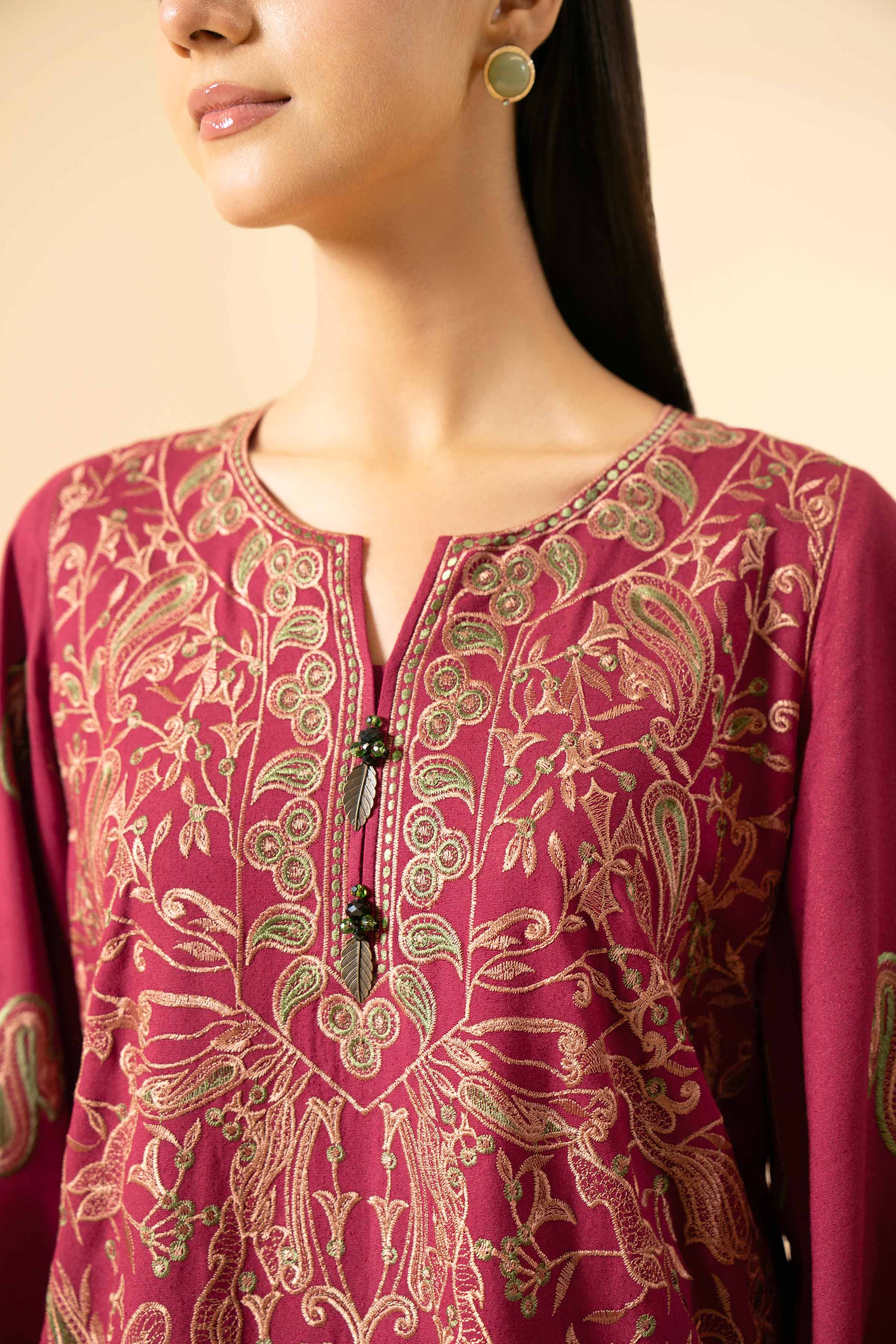 3 Piece - Embroidered Suit - 42404387 - Image 4