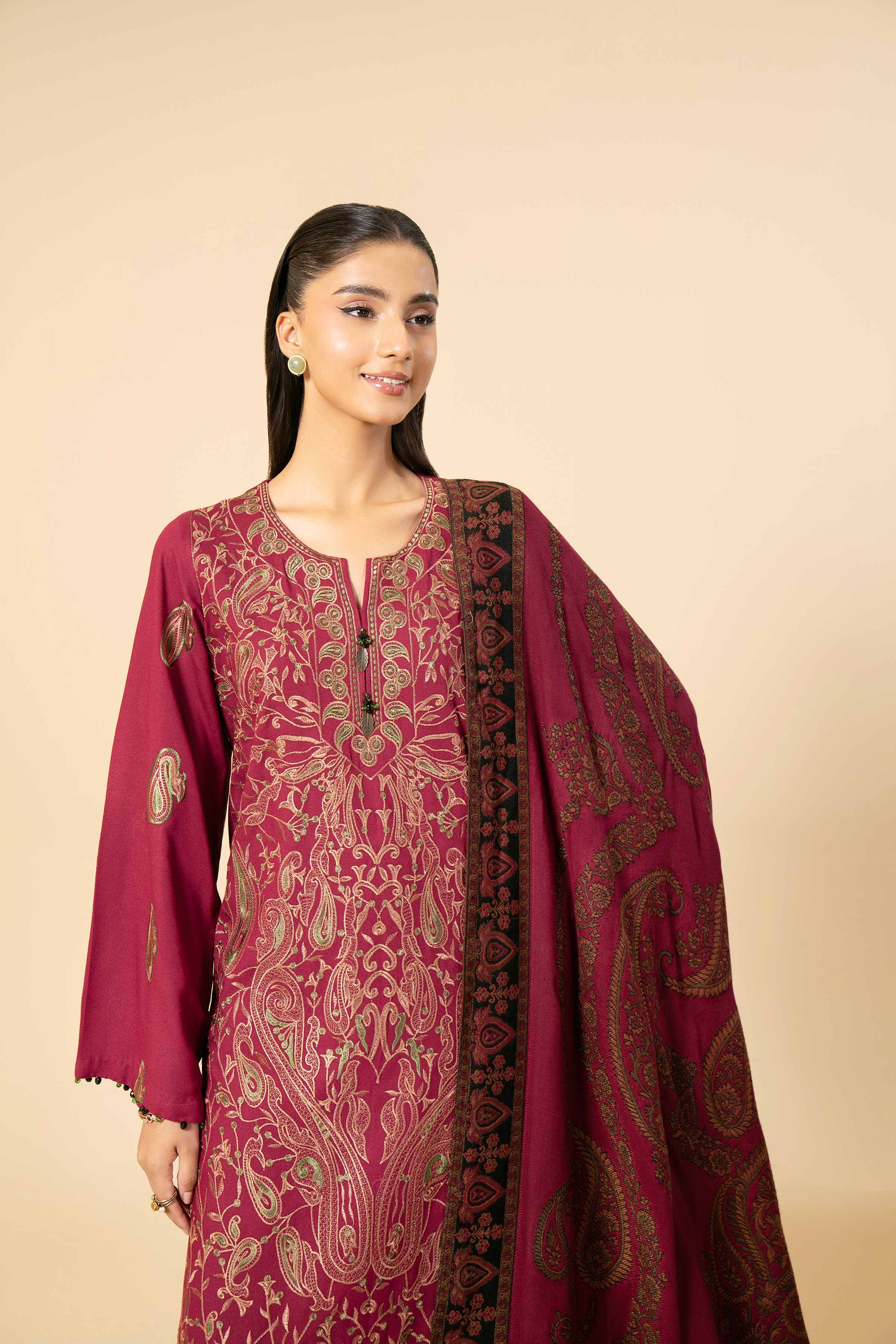 3 Piece - Embroidered Suit - 42404387 - Image 6