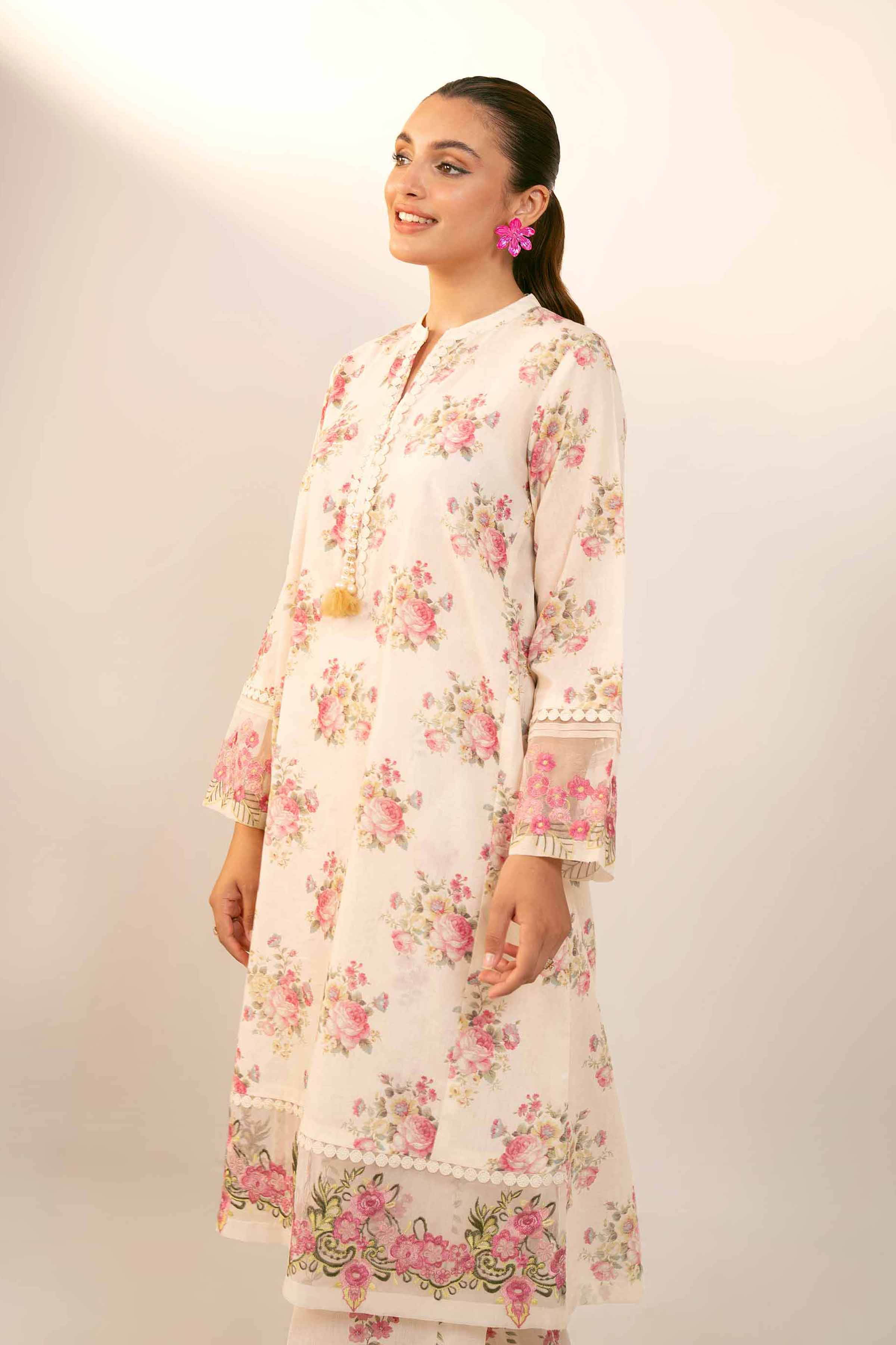 2 Piece - Digital Printed Embroidered Suit - 42404438 - Image 2