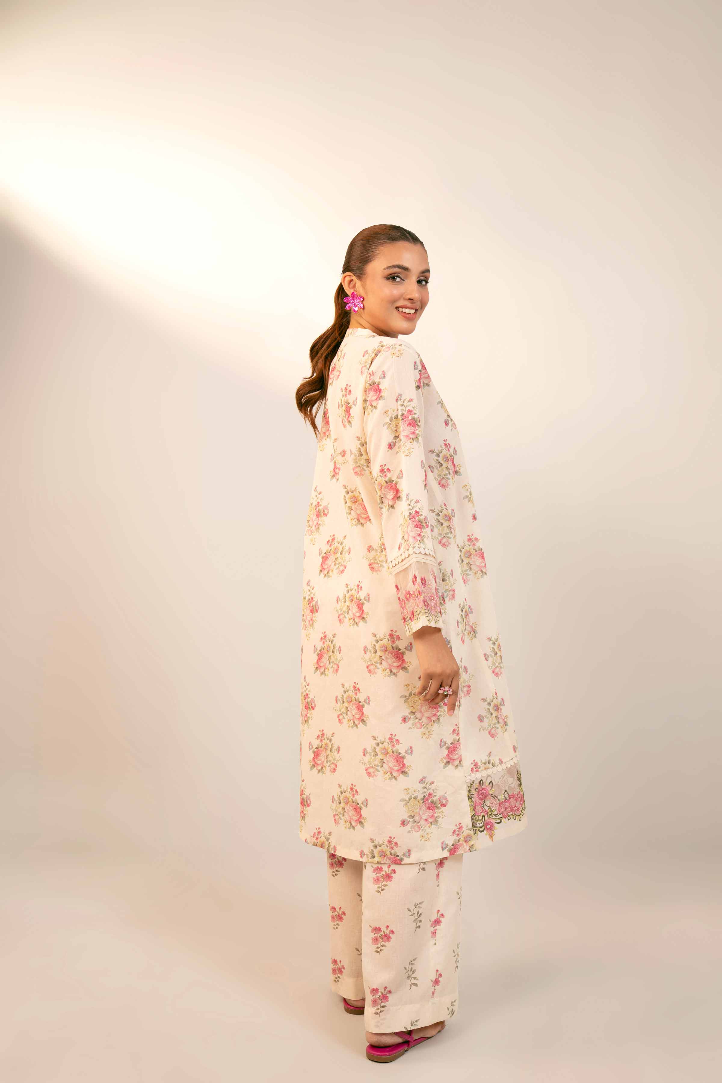 2 Piece - Digital Printed Embroidered Suit - 42404438 - Image 3