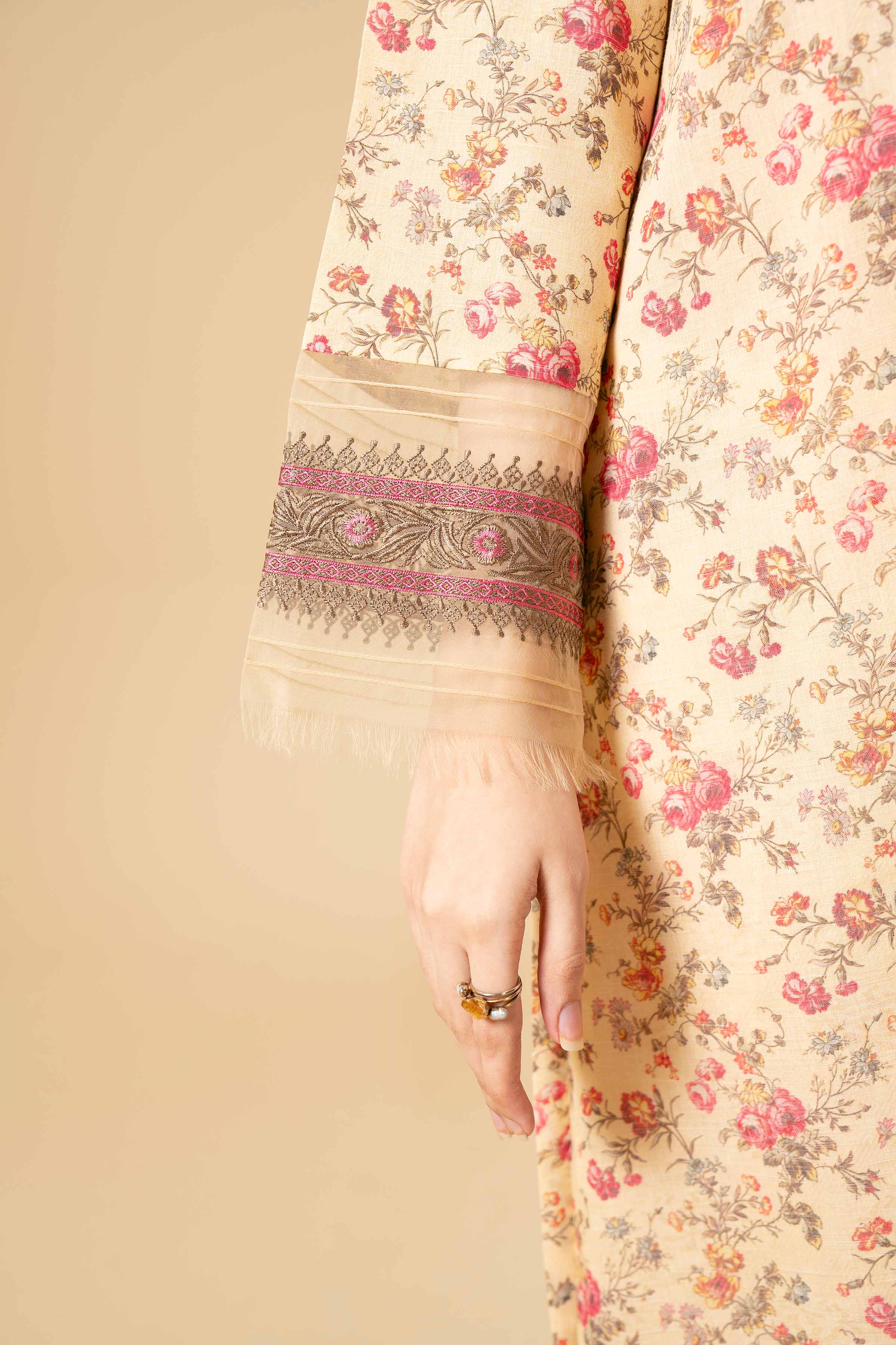 2 Piece - Digital Printed Embroidered Suit - 42404439 - Image 5