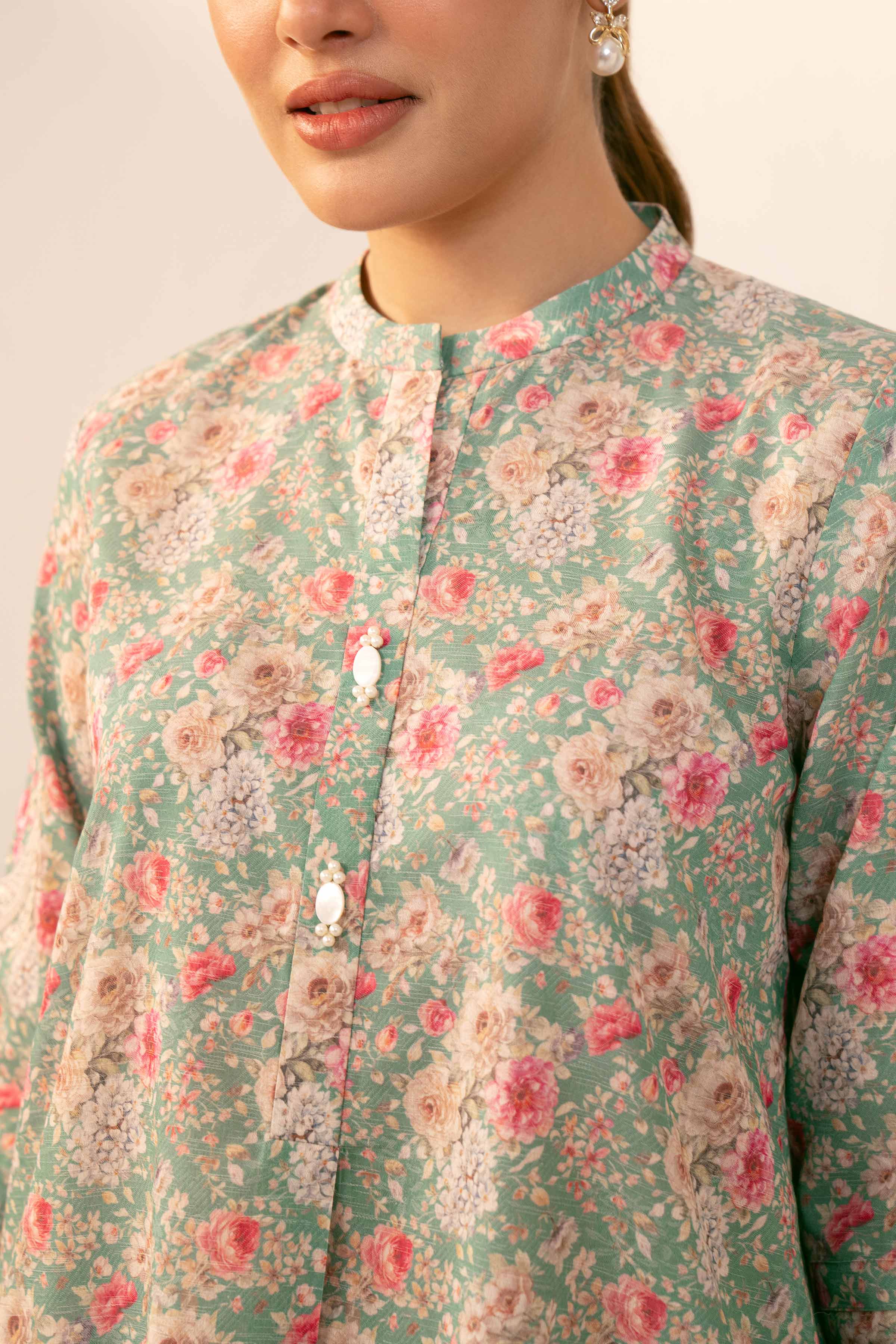 2 Piece - Digital Printed Embroidered Suit - 42404441 - Image 4