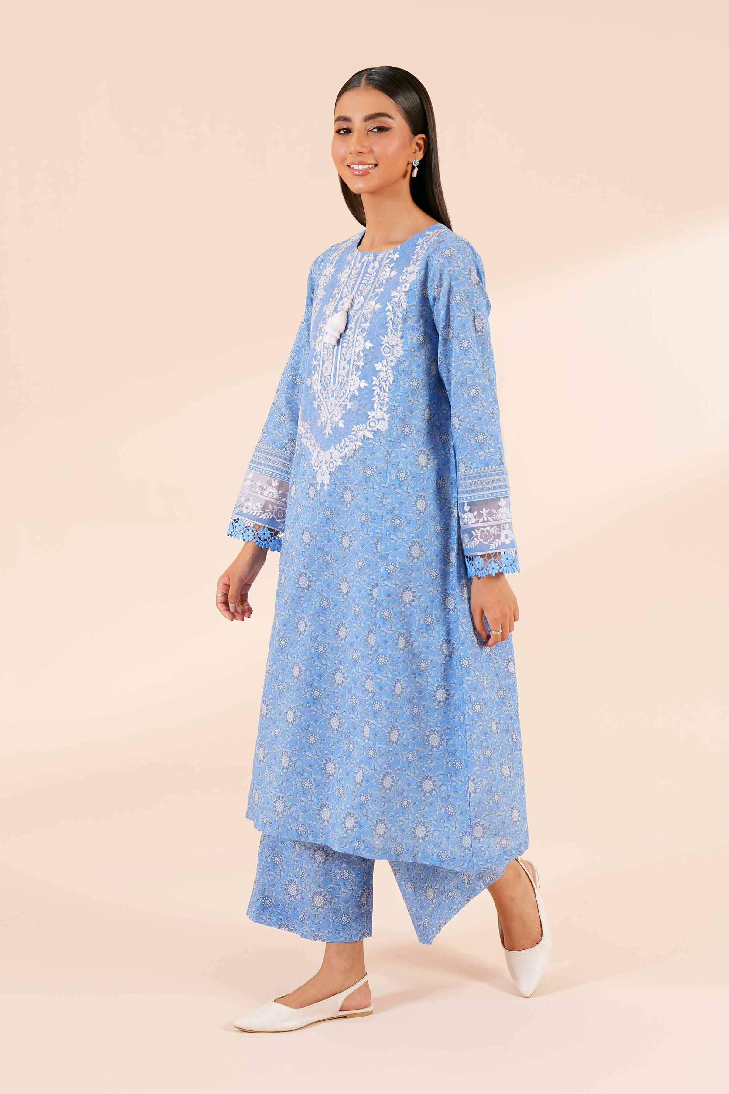 2 Piece - Digital Printed Embroidered Suit - 42404442 - Image 2