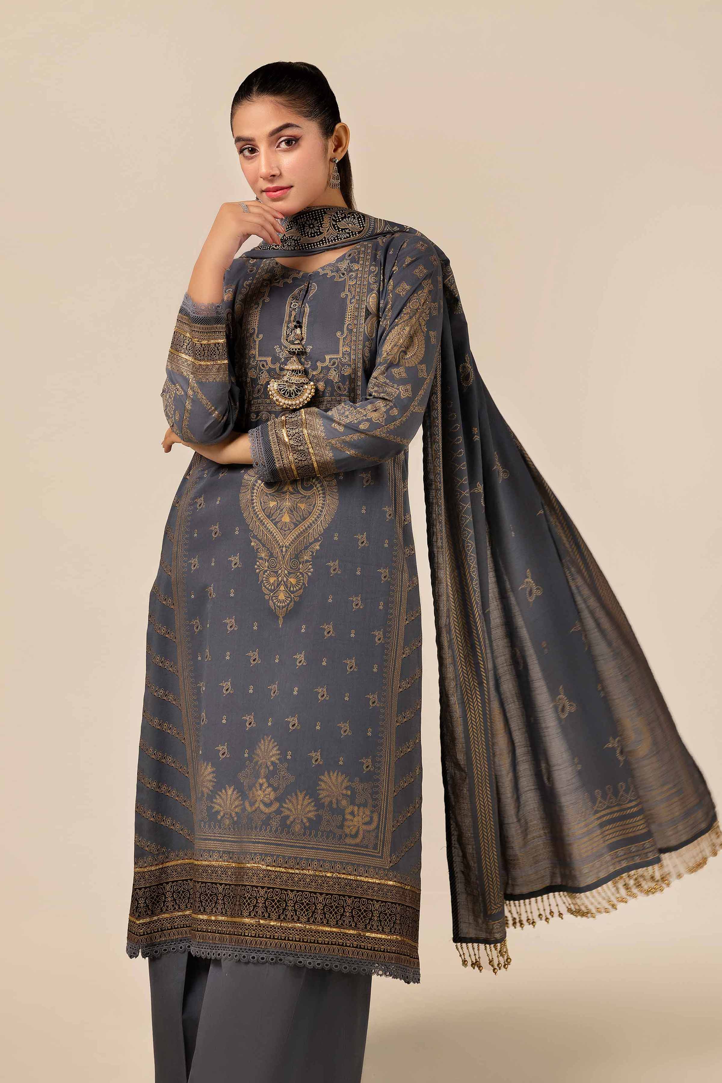 3 Piece - Paste Printed Suit - 42404581 - Image 2
