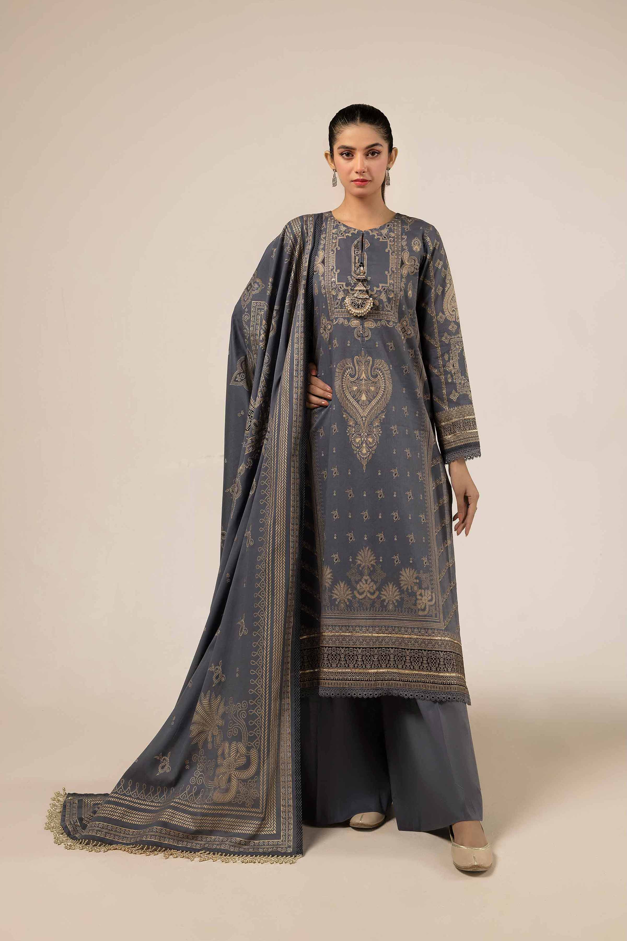 3 Piece - Paste Printed Suit - 42404581 - Image 4