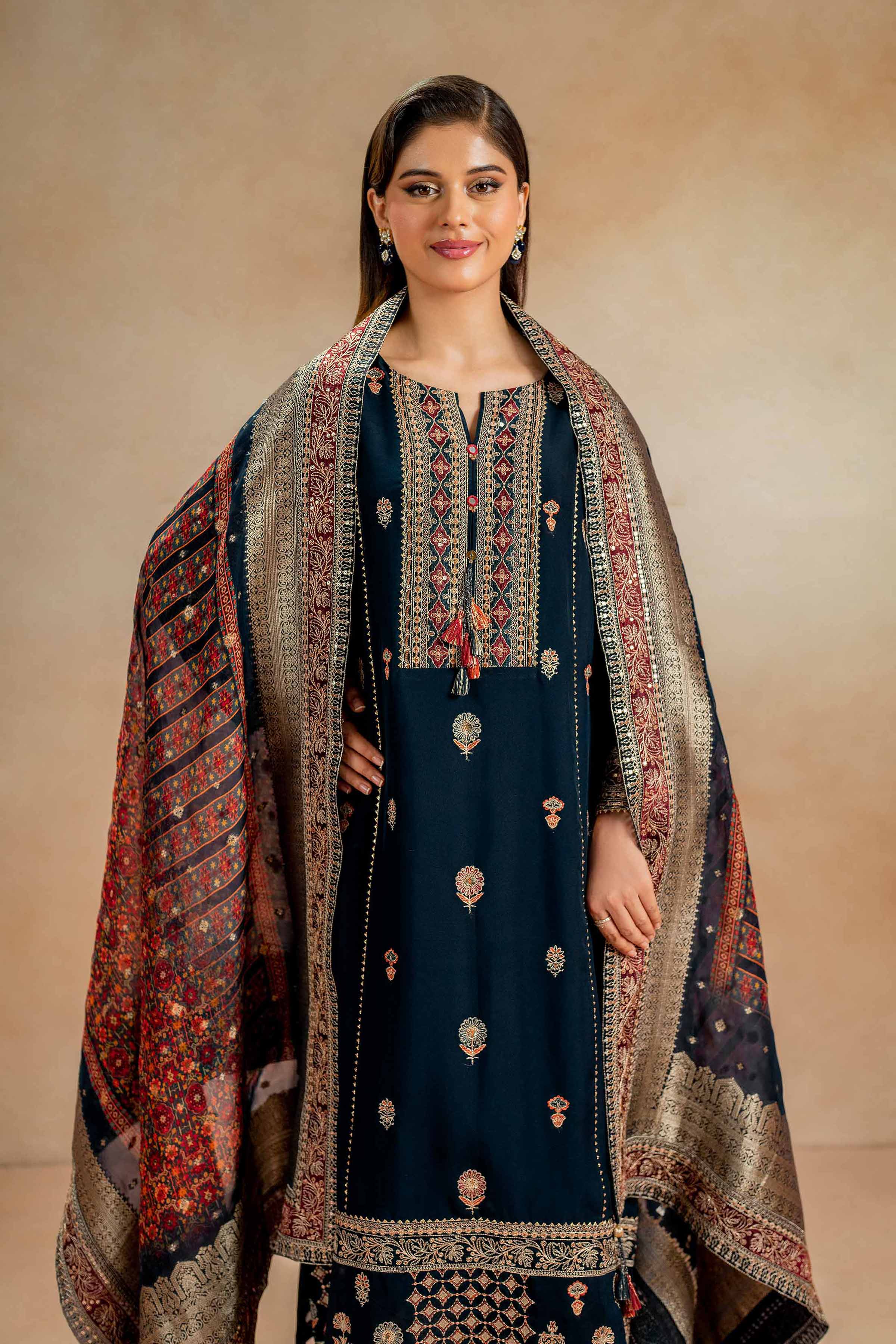 3 Piece - Embroidered Suit - 42411507 - Image 2