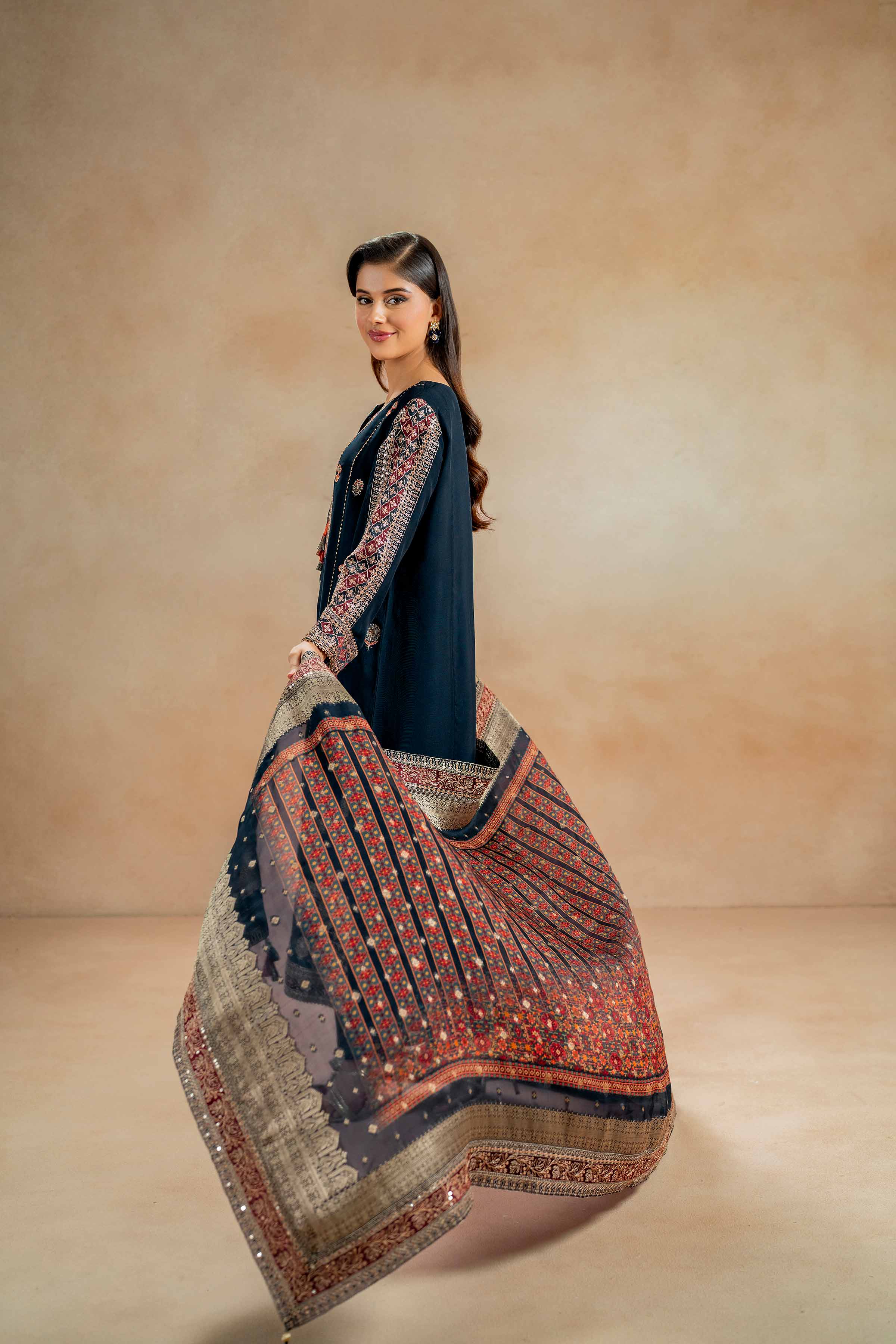 3 Piece - Embroidered Suit - 42411507 - Image 3