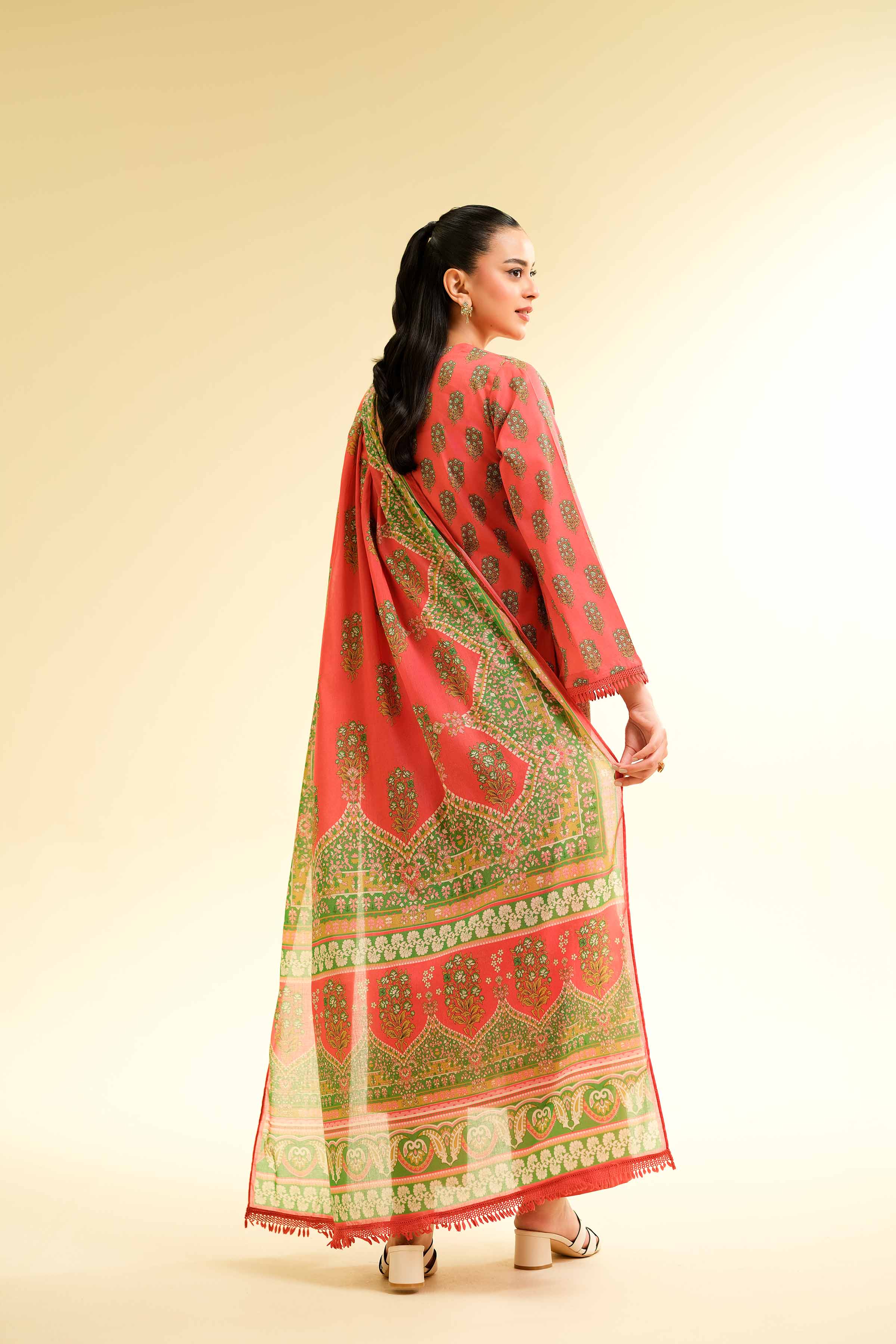 2 Piece - Printed Embroidered Suit - 42501160 - Image 3