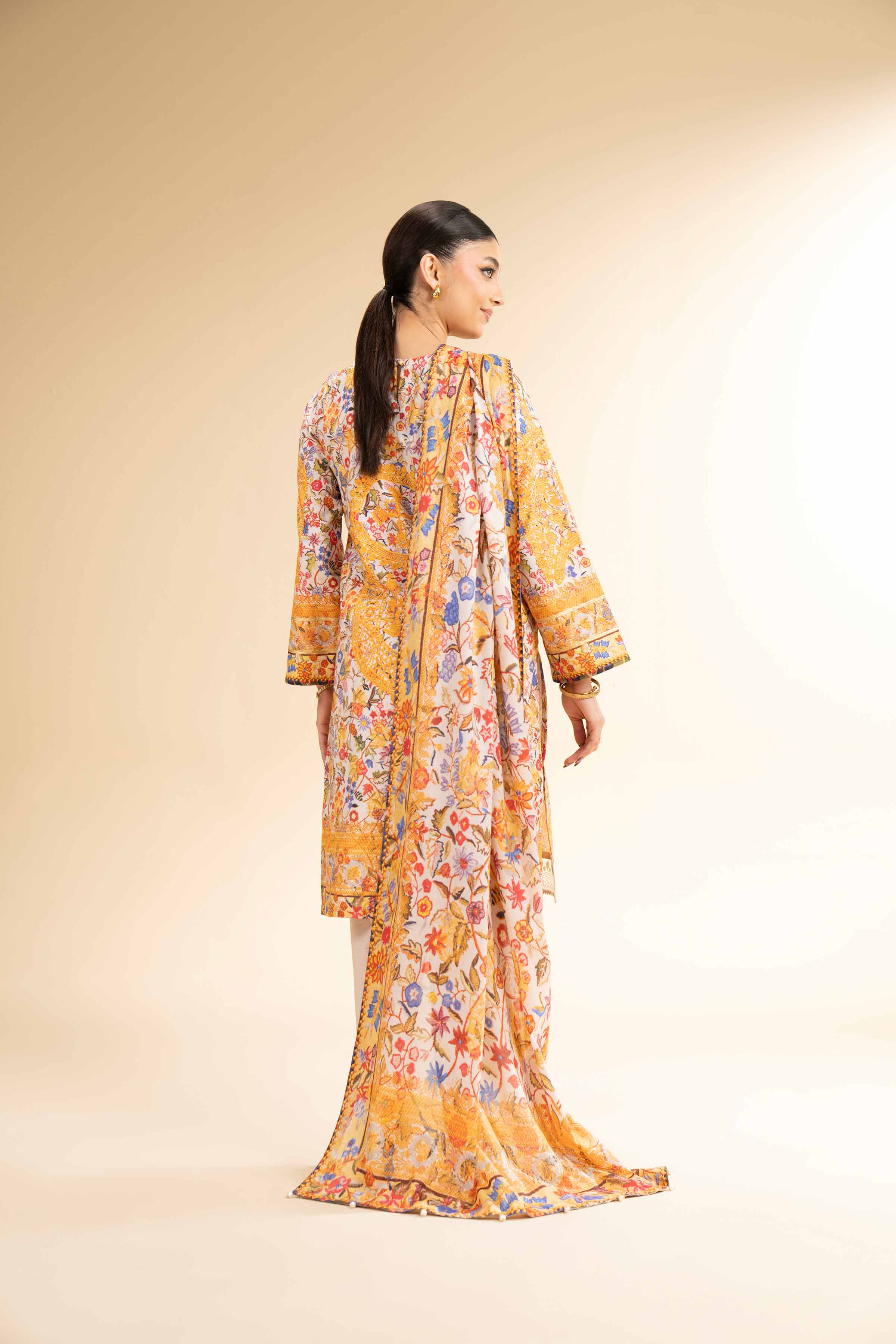 3 Piece - Digital Printed Embroidered Suit - 42501179 - Image 5