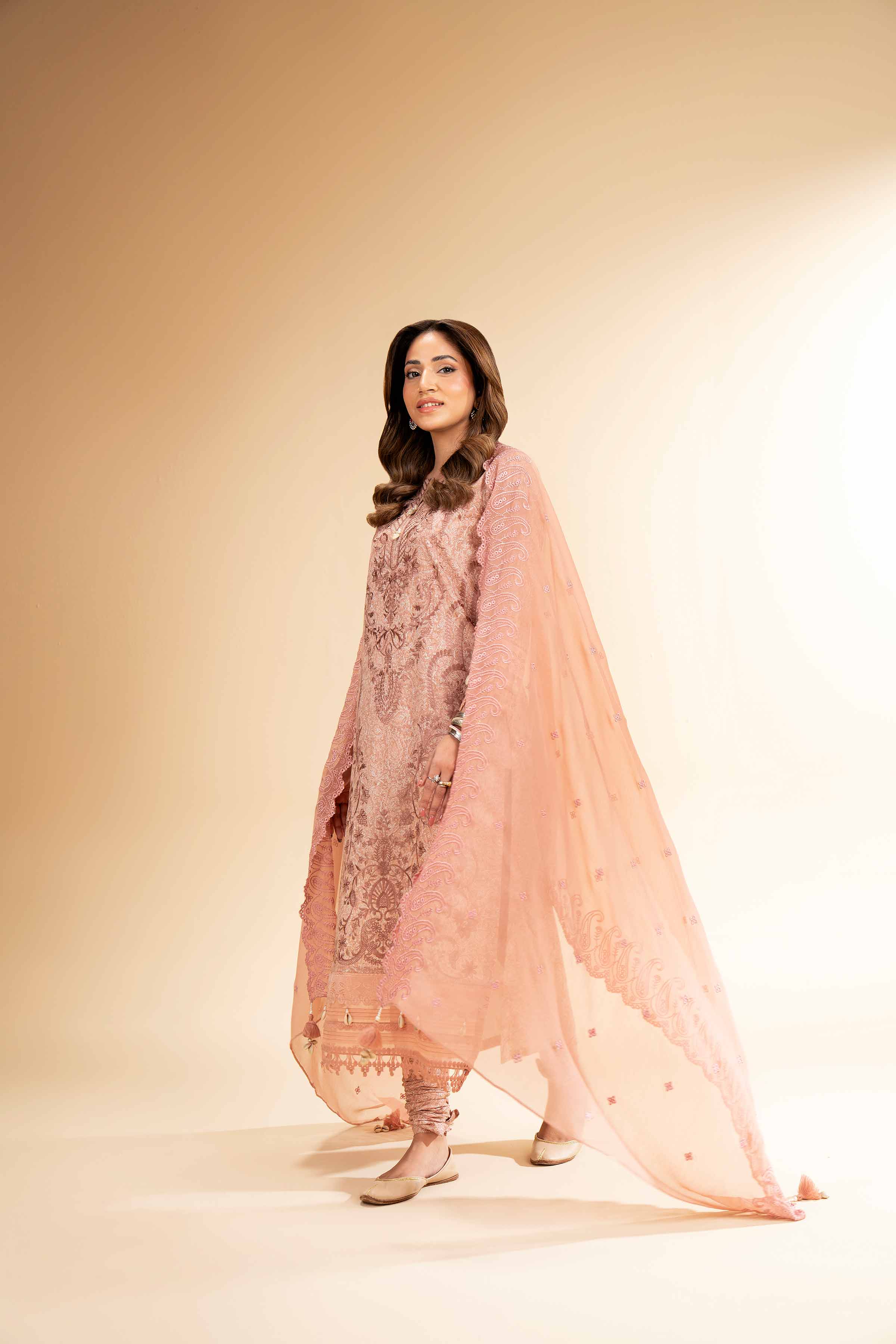 3 Piece - Printed Embroidered Suit - 42501281 - Image 3