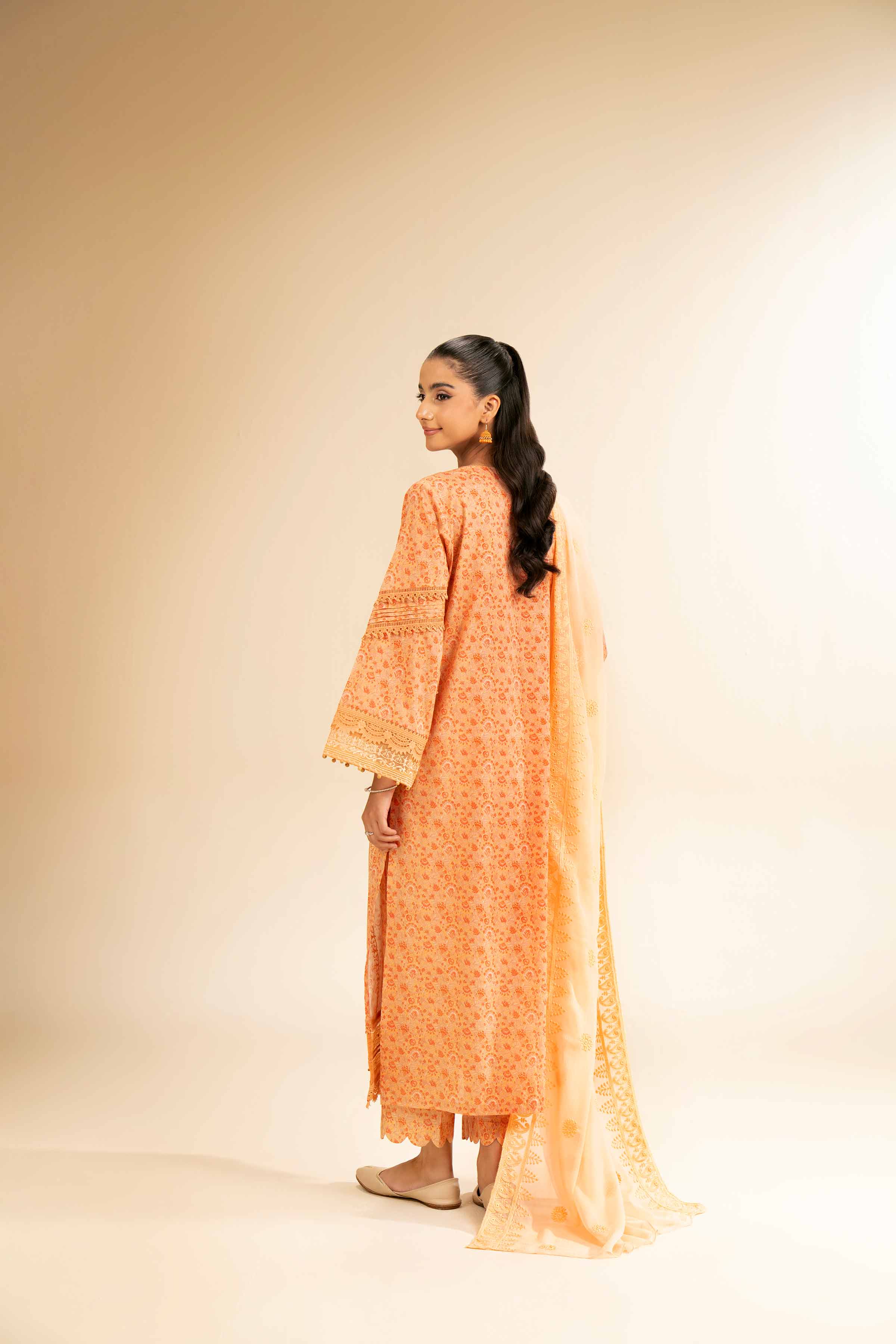 3 Piece - Printed Embroidered Suit - 42501284 - Image 3