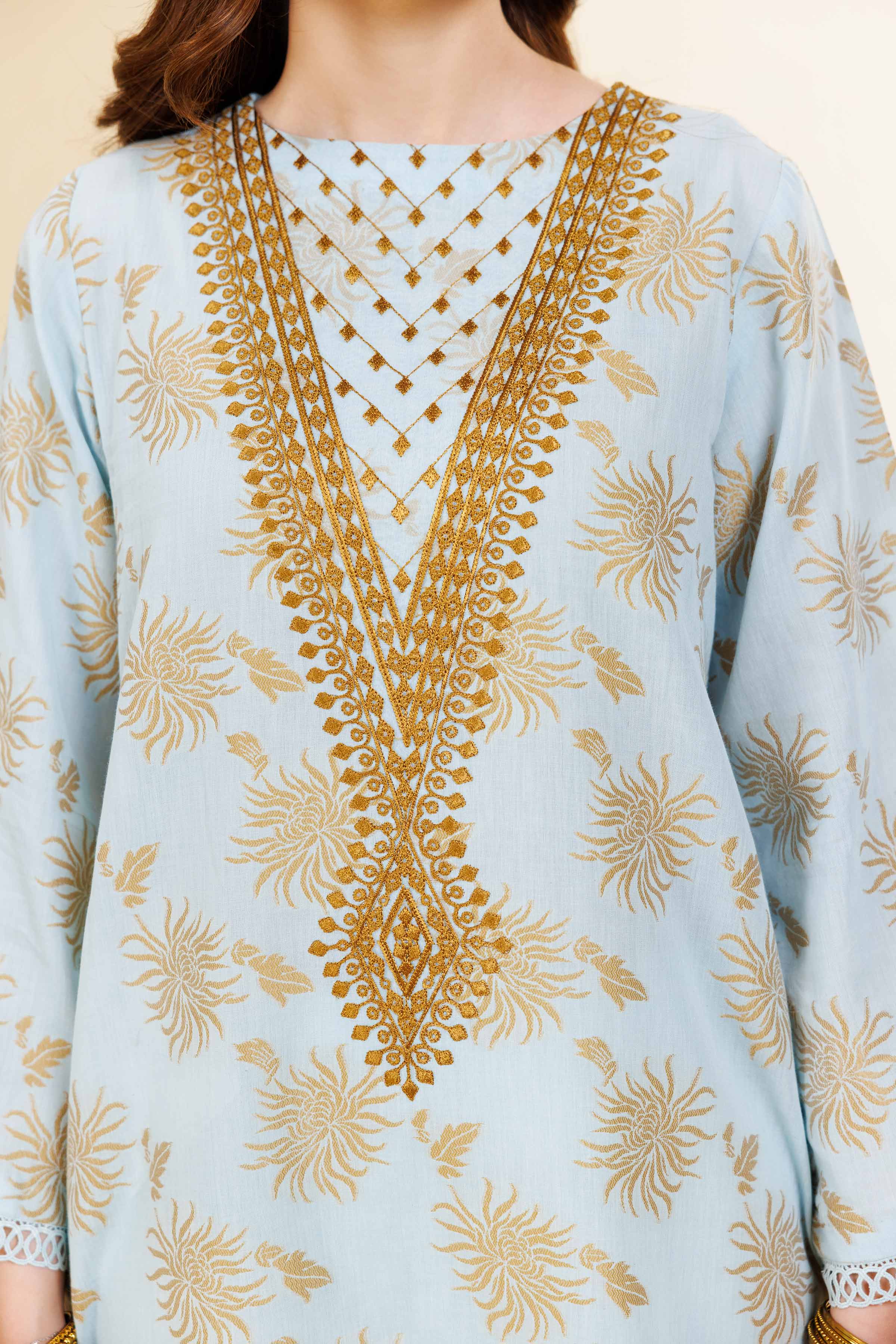 2 Piece - Jacquard Embroidered Suit - 42501295 - Image 4