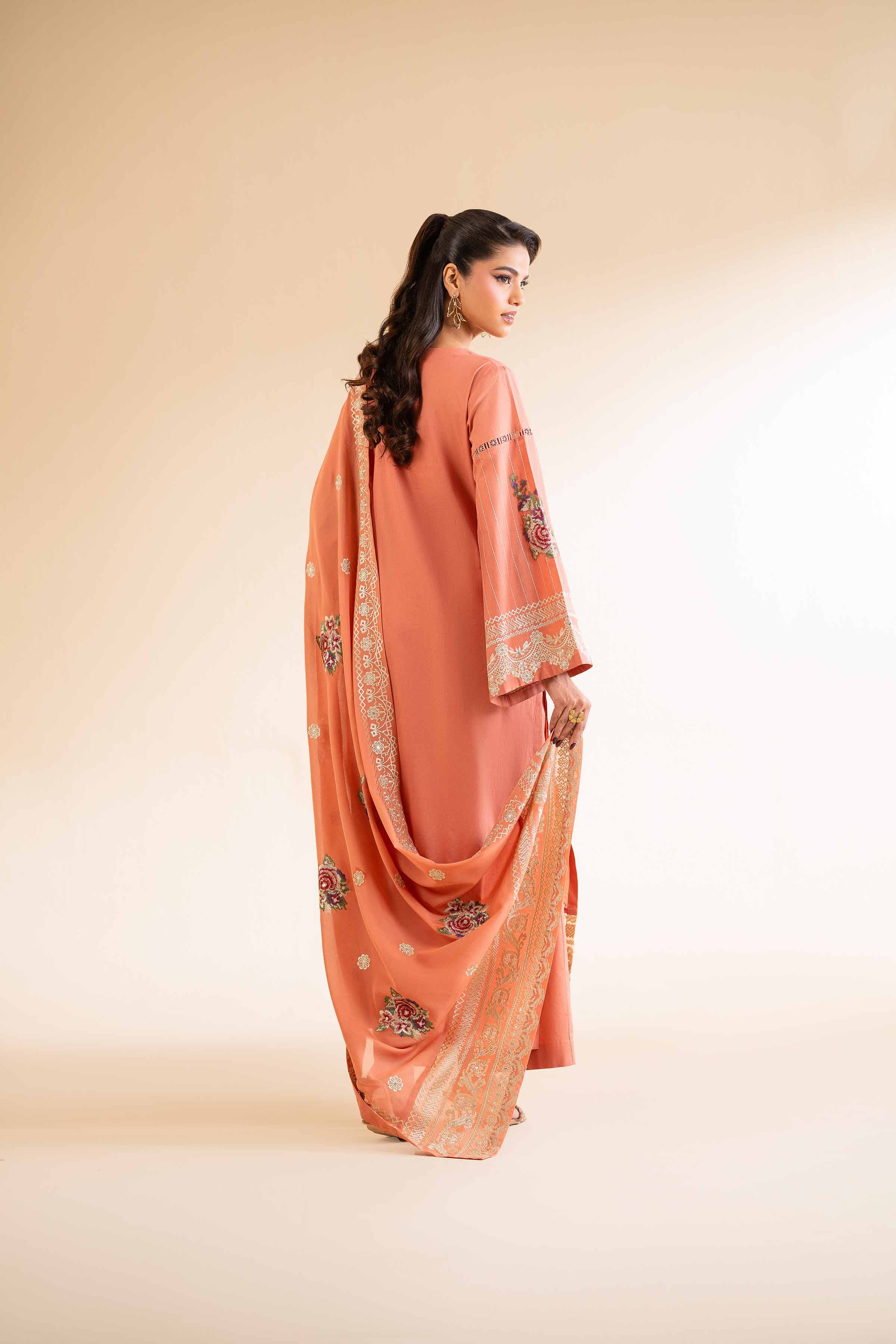 3 Piece - Dyed Embroidered Suit - 42501350 - Image 3