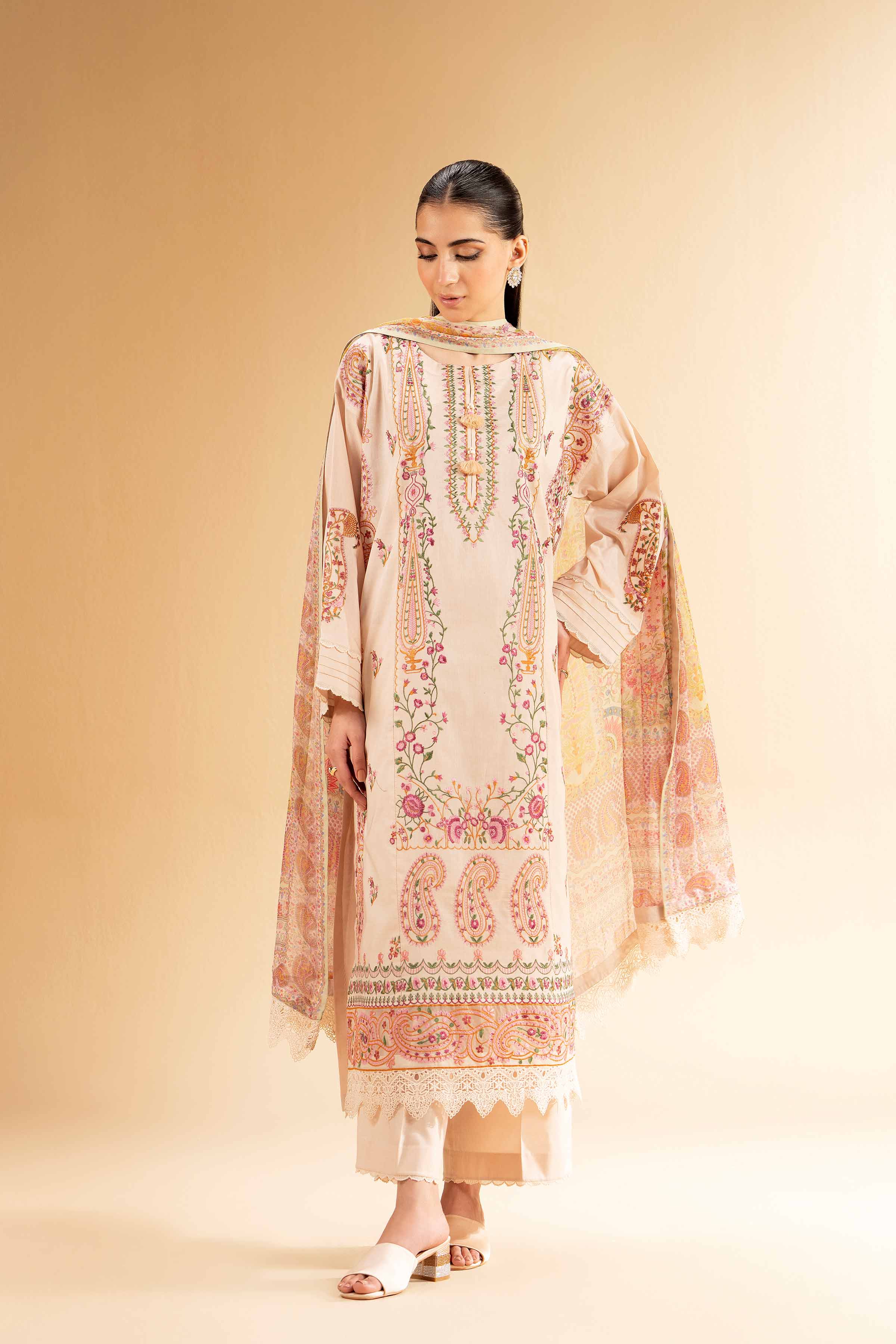 3 Piece - Embroidered Suit - 42501385 - Image 5