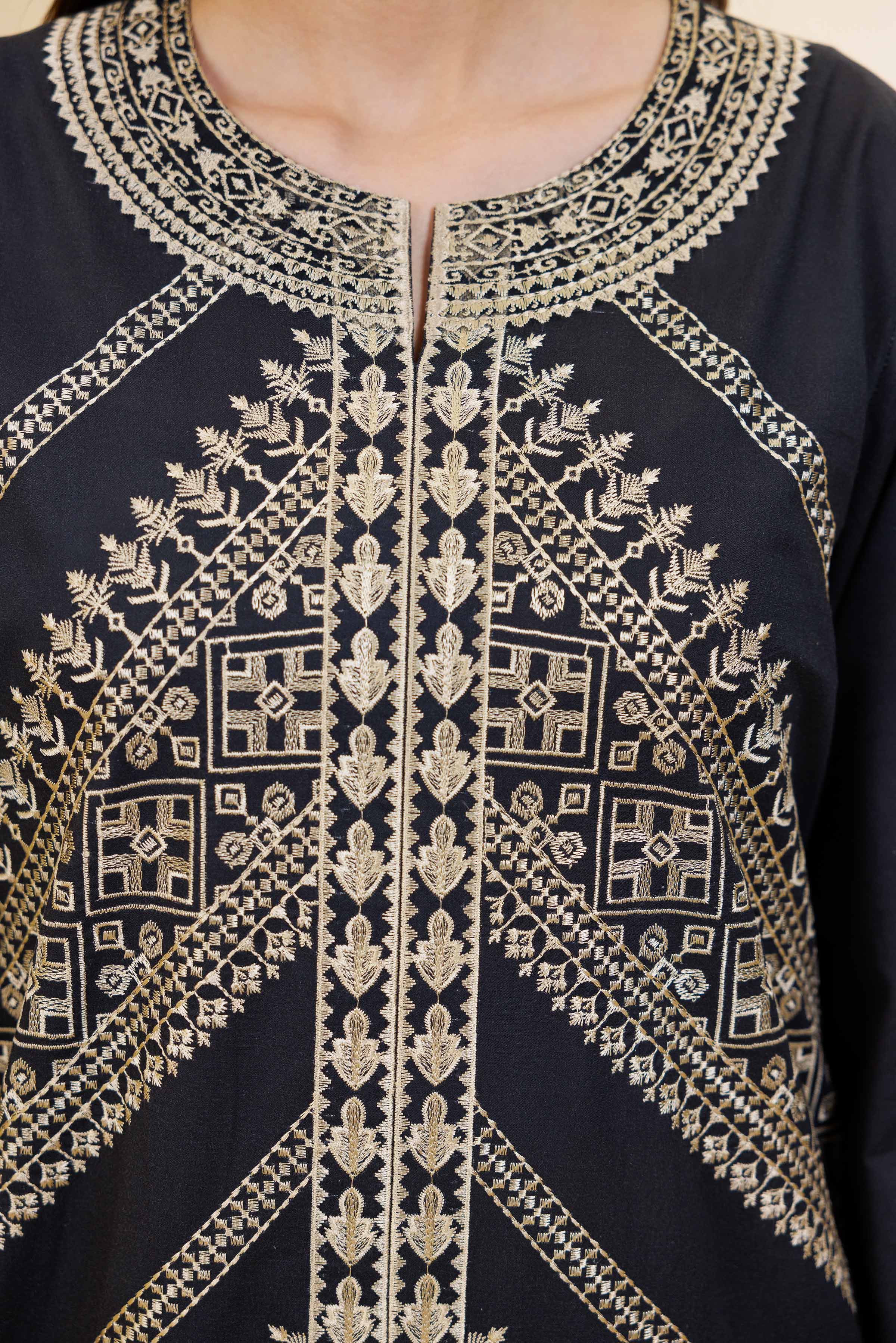 3 Piece - Digital Printed Embroidered Suit - 42501579 - Image 5
