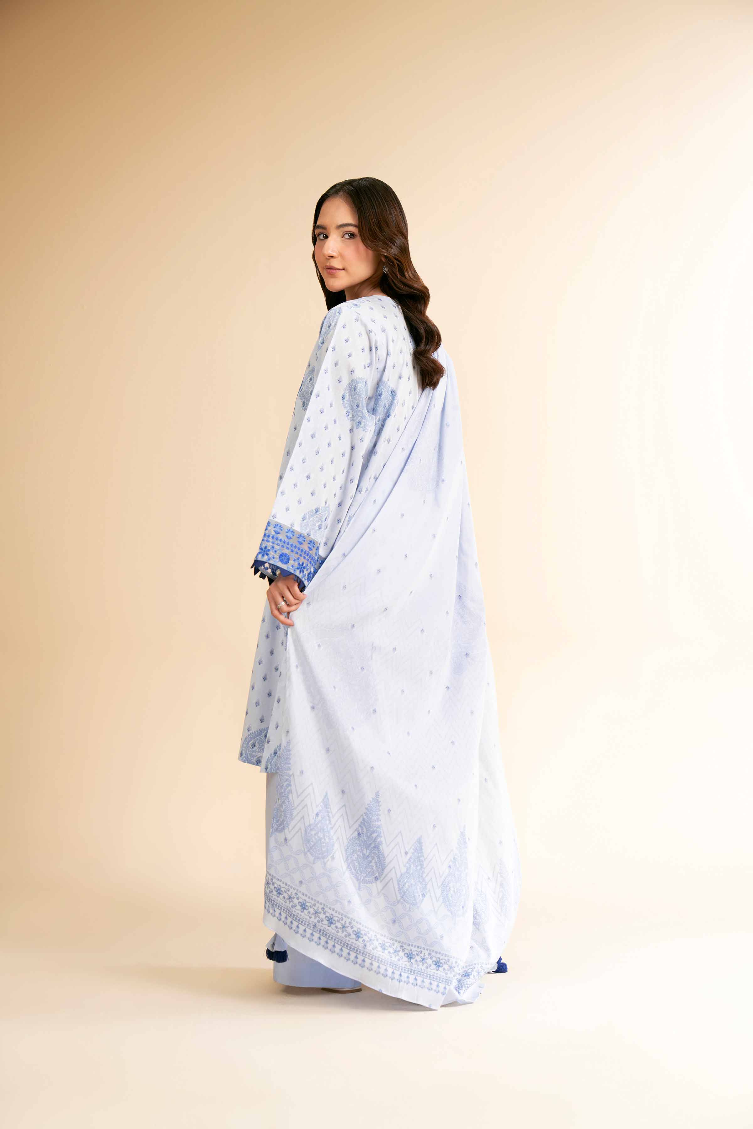 3 Piece - Digital Printed Embroidered Suit - 42501633 - Image 3