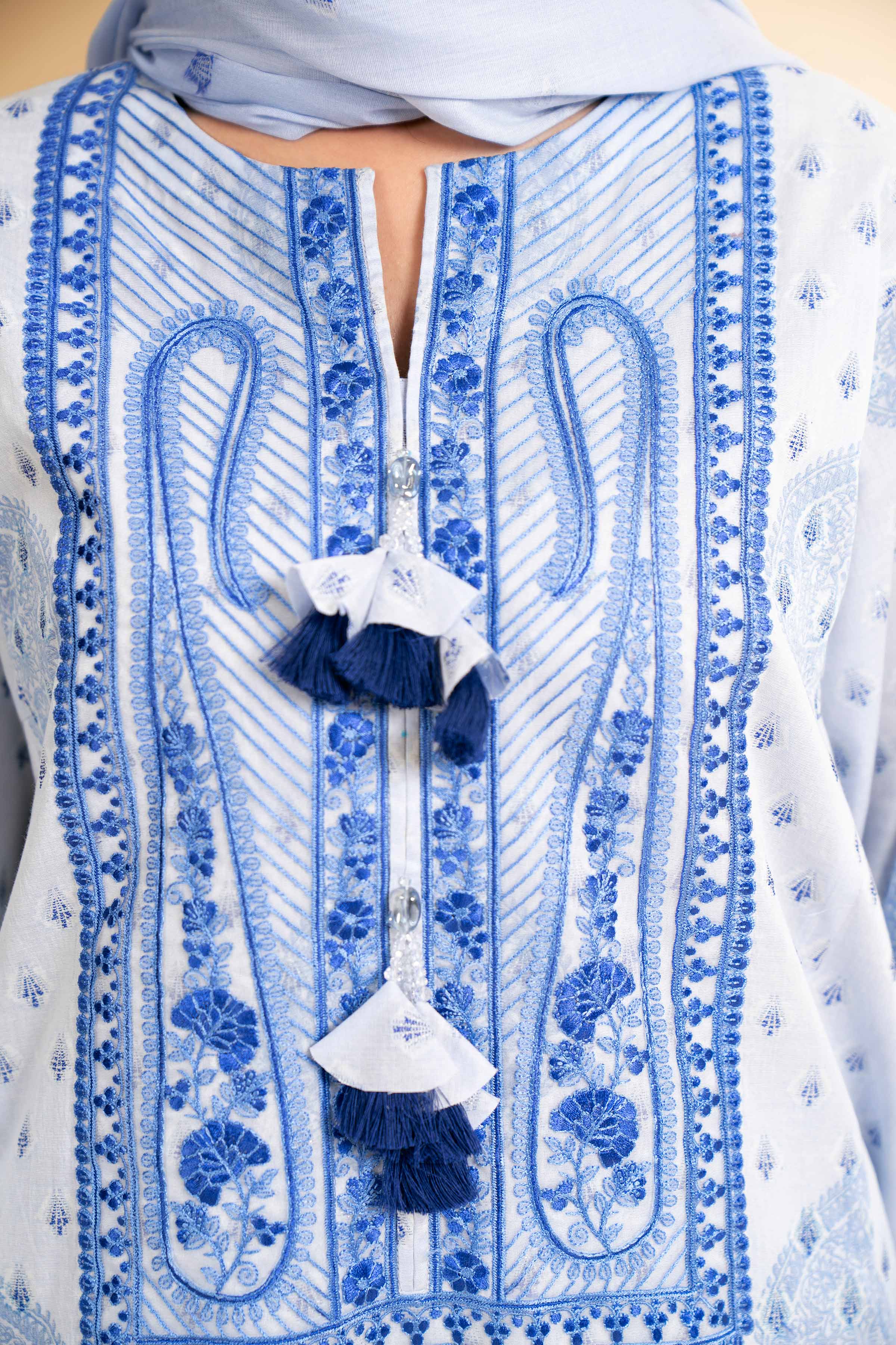 3 Piece - Digital Printed Embroidered Suit - 42501633 - Image 4
