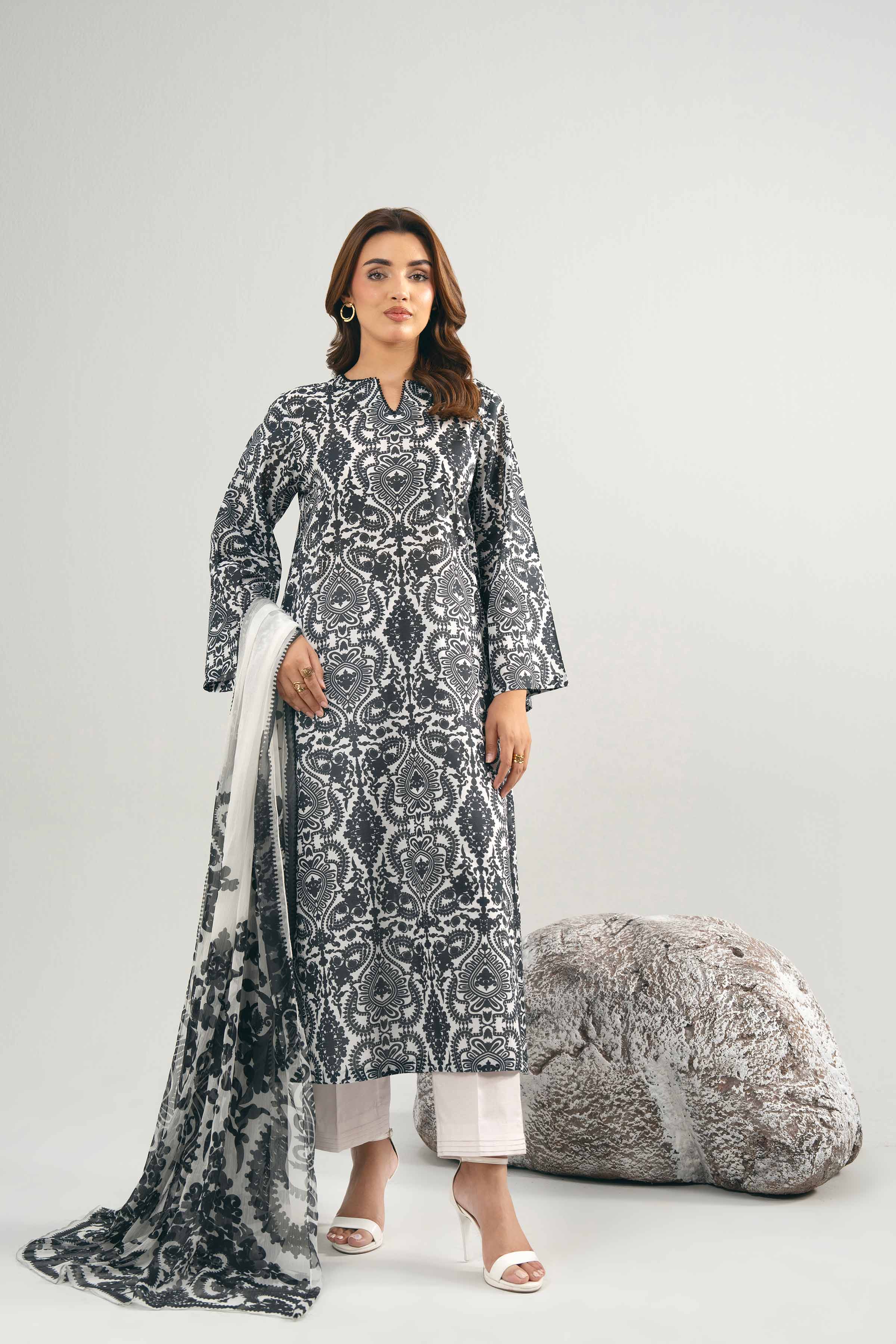 2 Piece - Digital Printed Suit - 42502011 - Image 4
