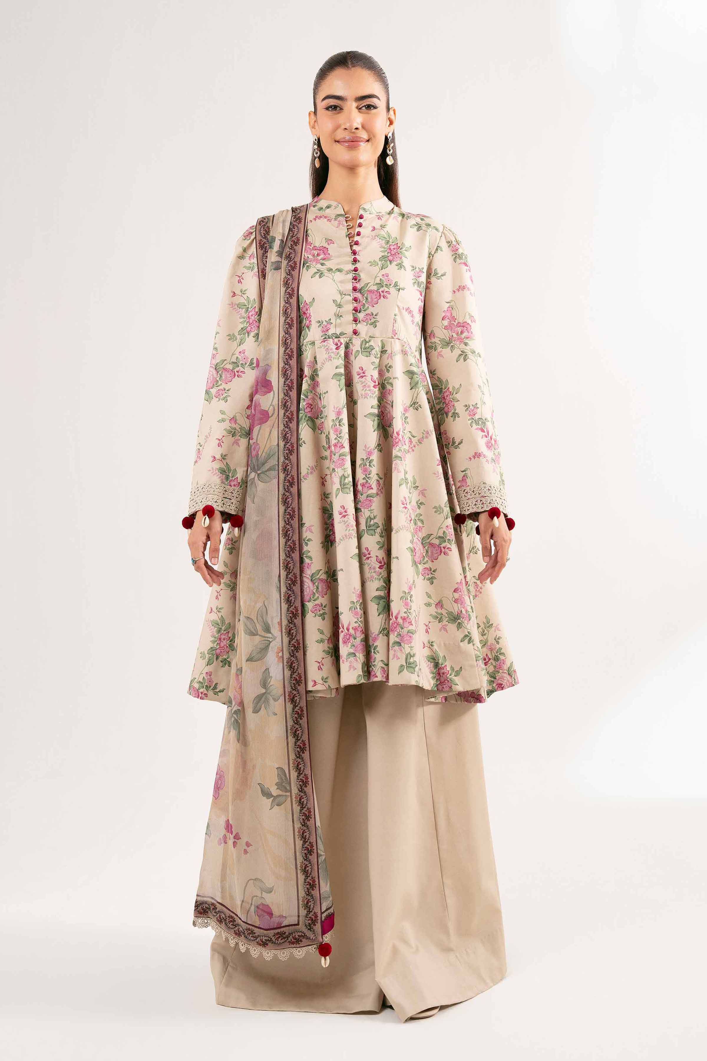 3 Piece - Digital Printed Suit - 42502243