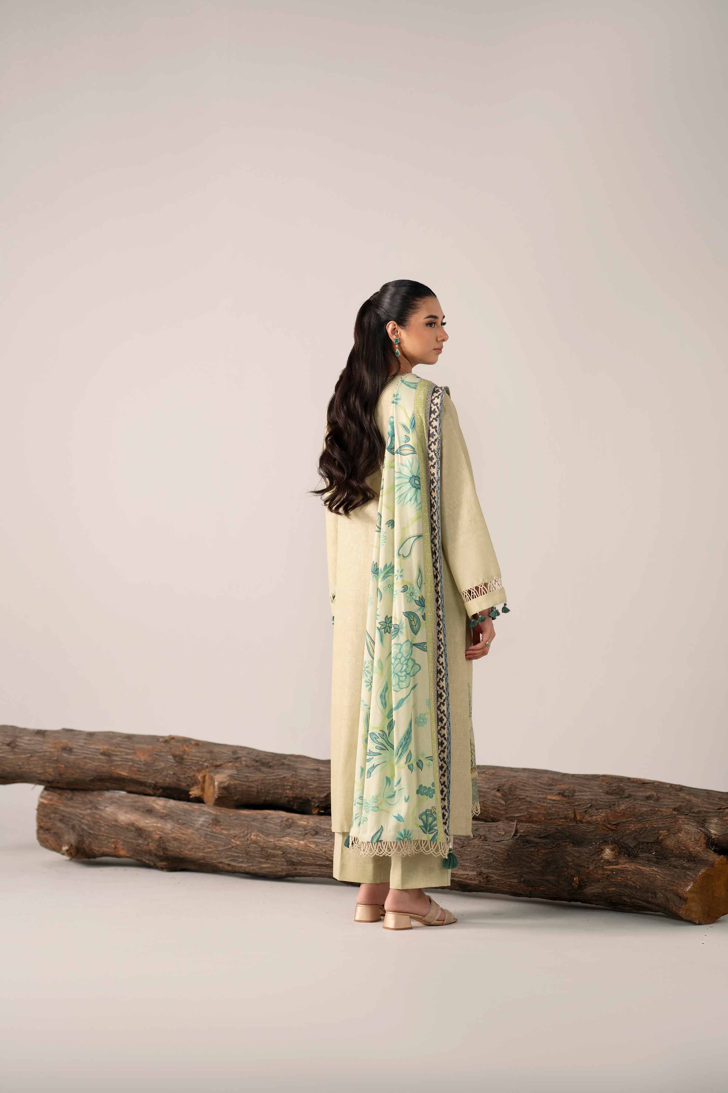 3 Piece - Digital Printed Embroidered Suit - 42502976 - Image 3