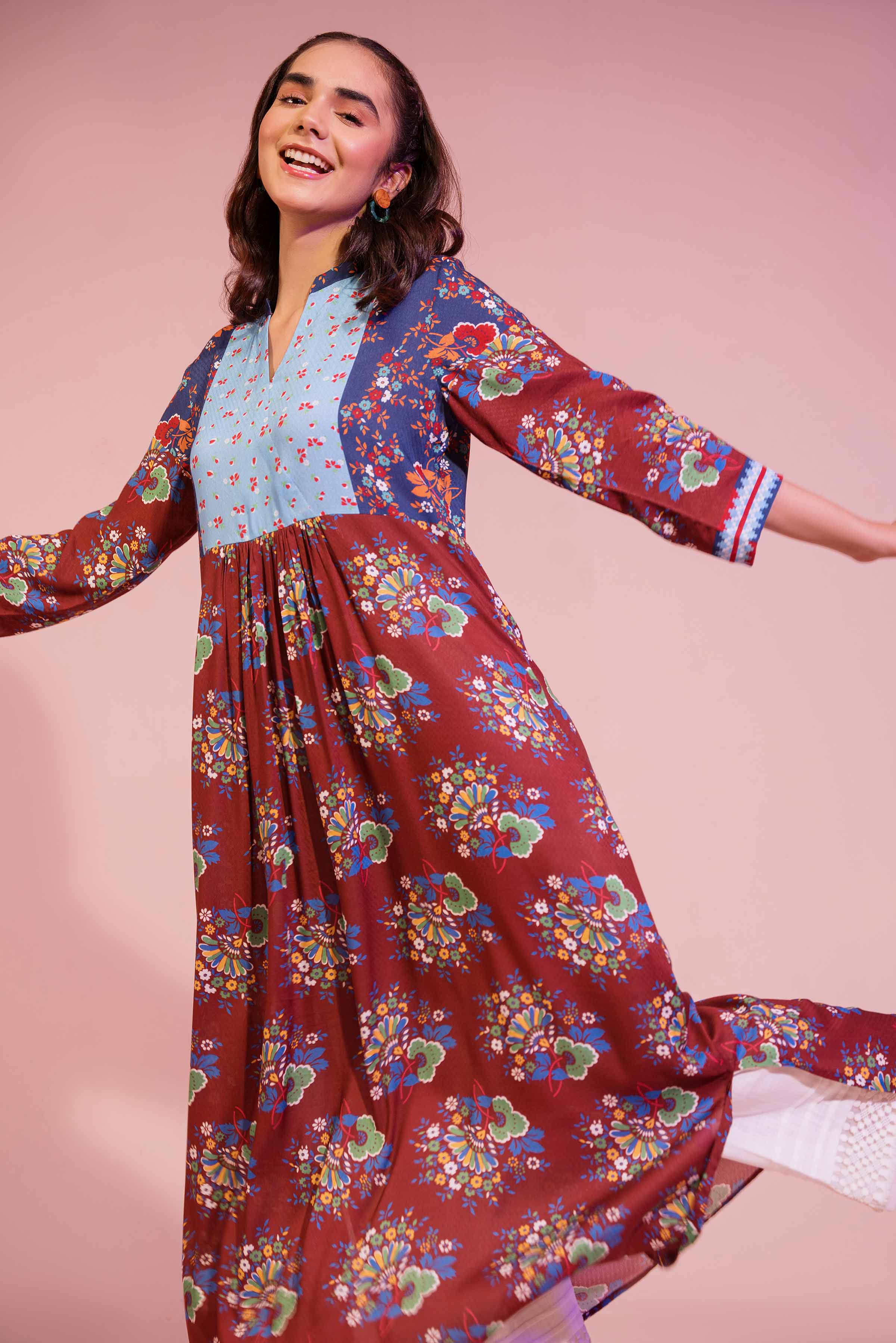Printed Dress - AS23-48 - Image 3