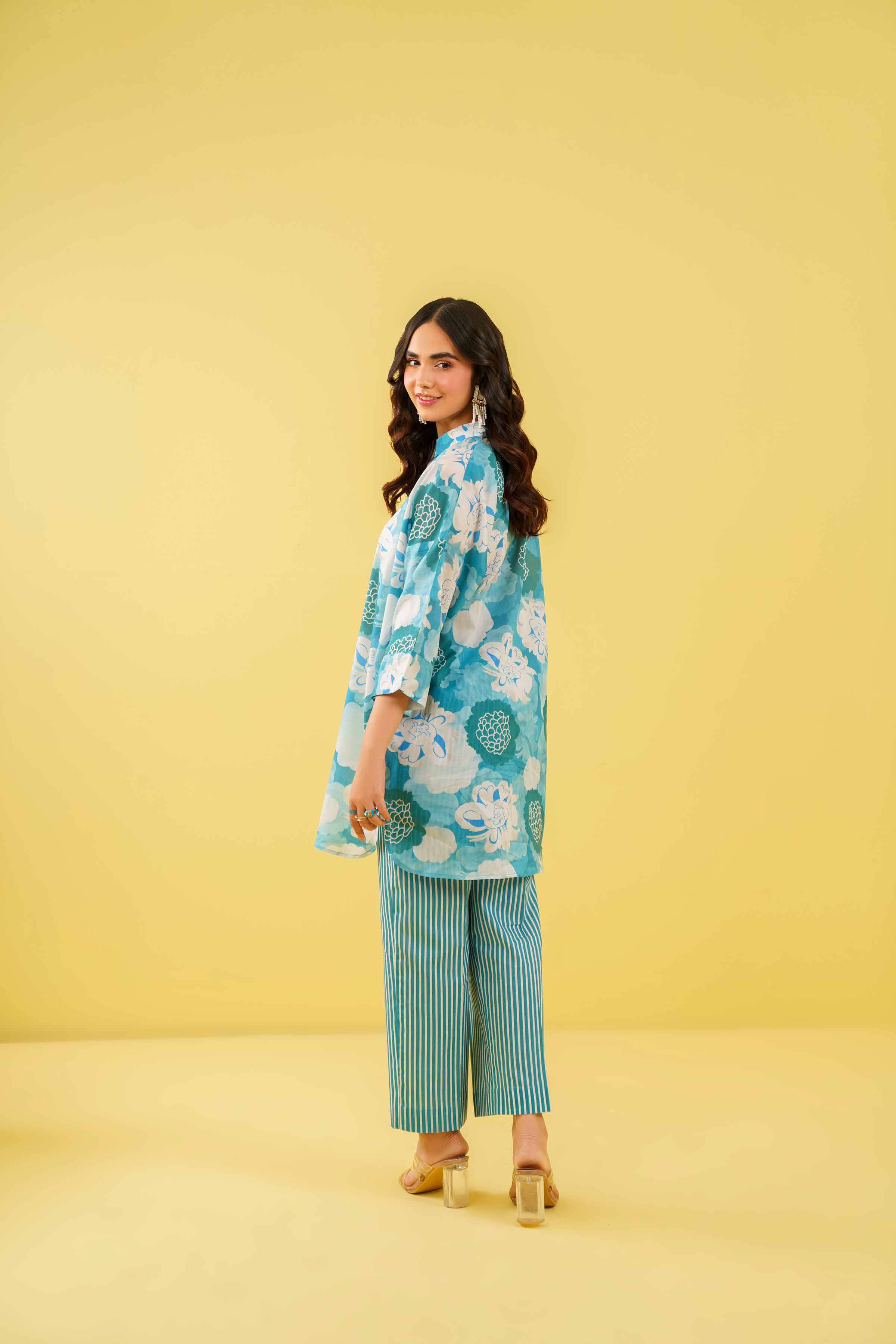 2 Piece - Printed Suit - AS24-52 - Image 3