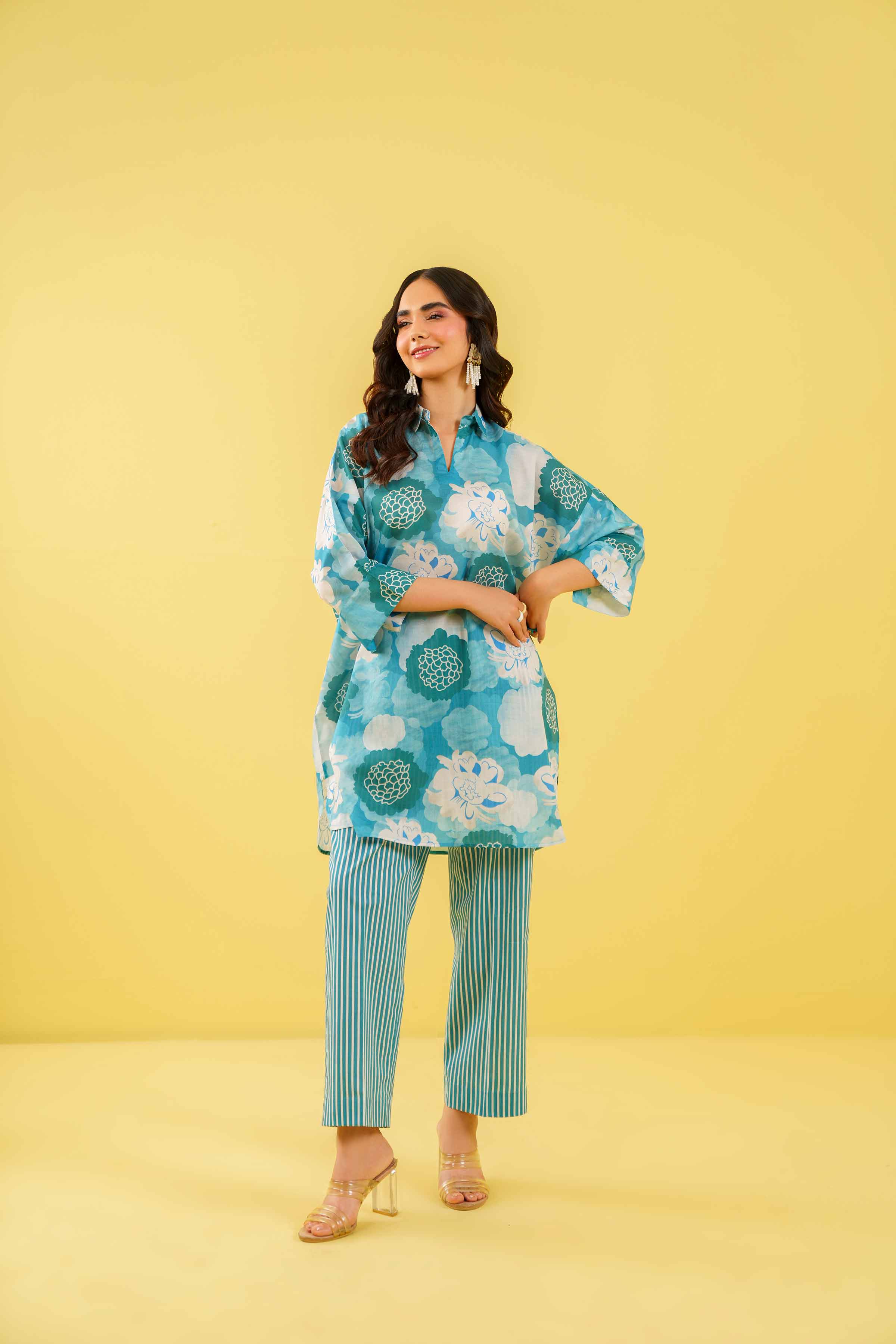 2 Piece - Printed Suit - AS24-52 - Image 5