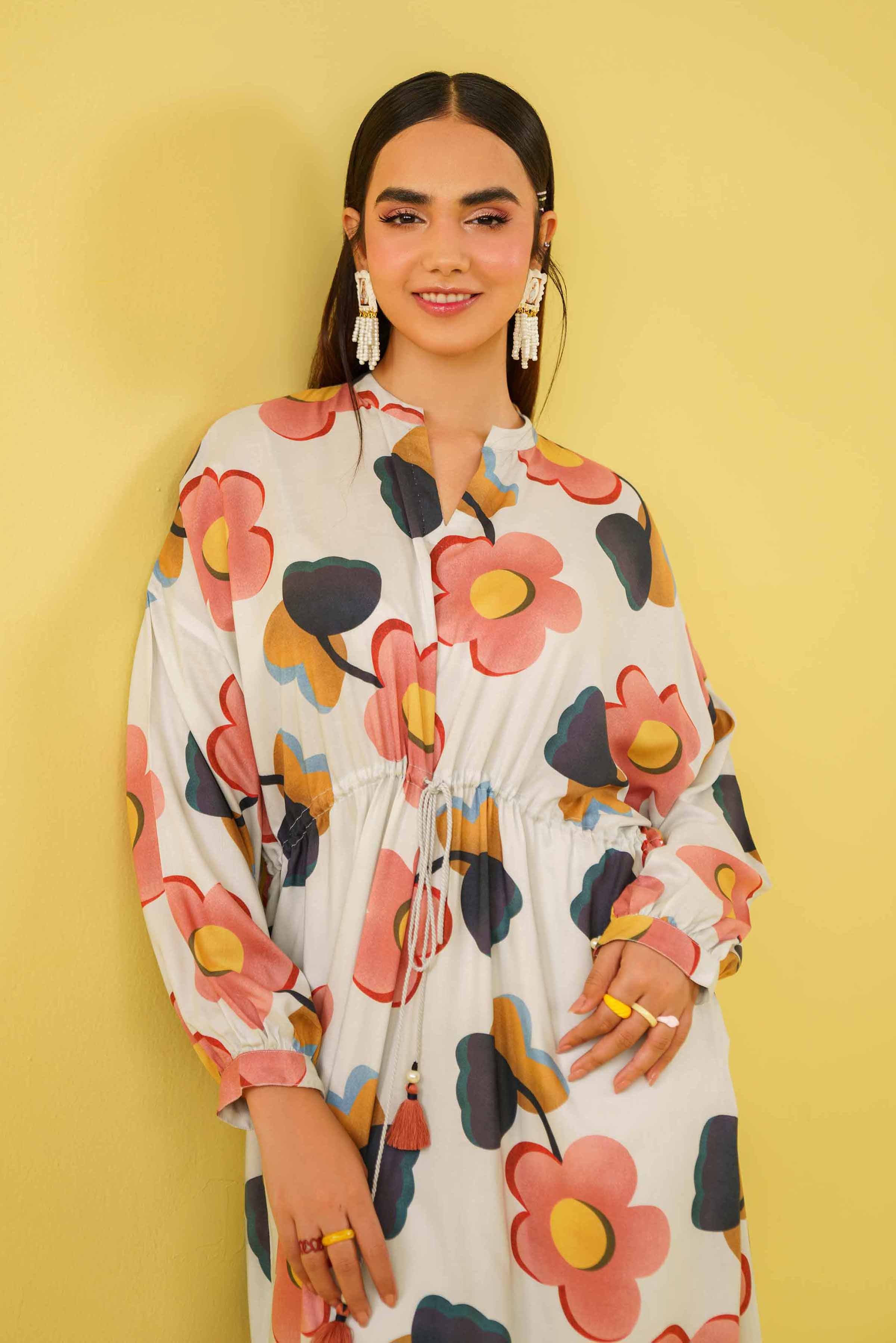 Printed Dress - AS24-53 - Image 2