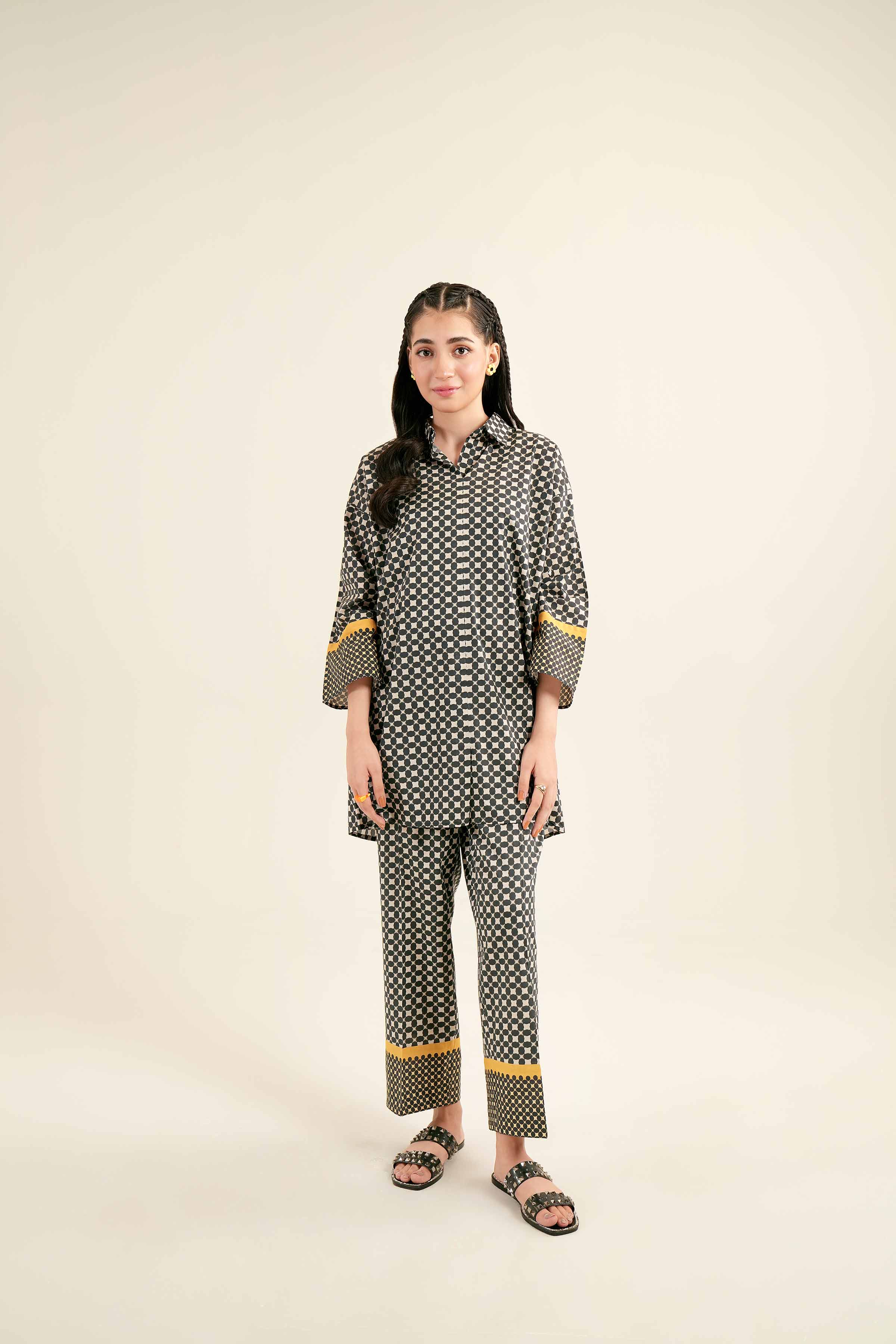 2 Piece - Printed Suit - AS24-61 - Image 4