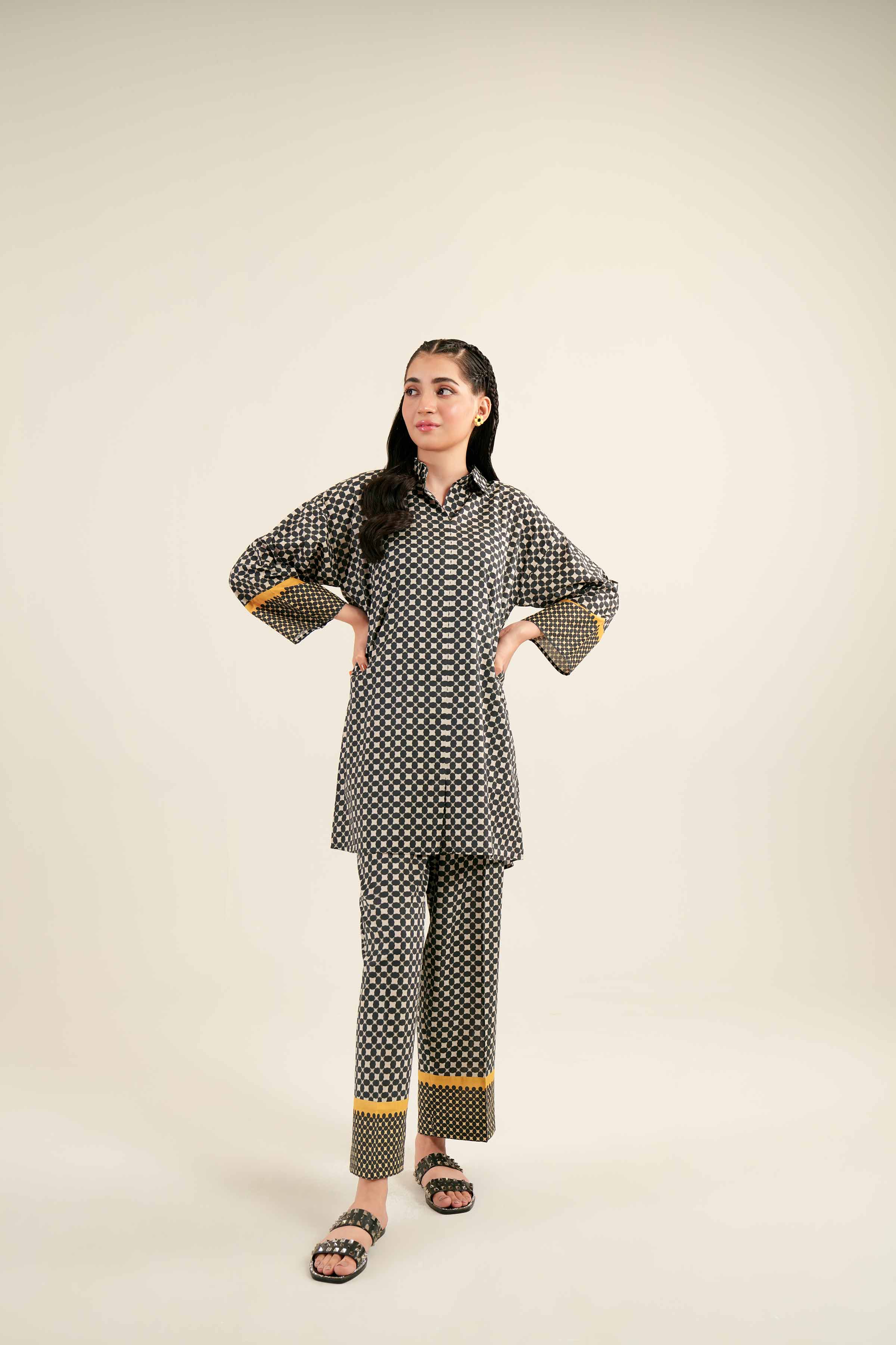 2 Piece - Printed Suit - AS24-61 - Image 6