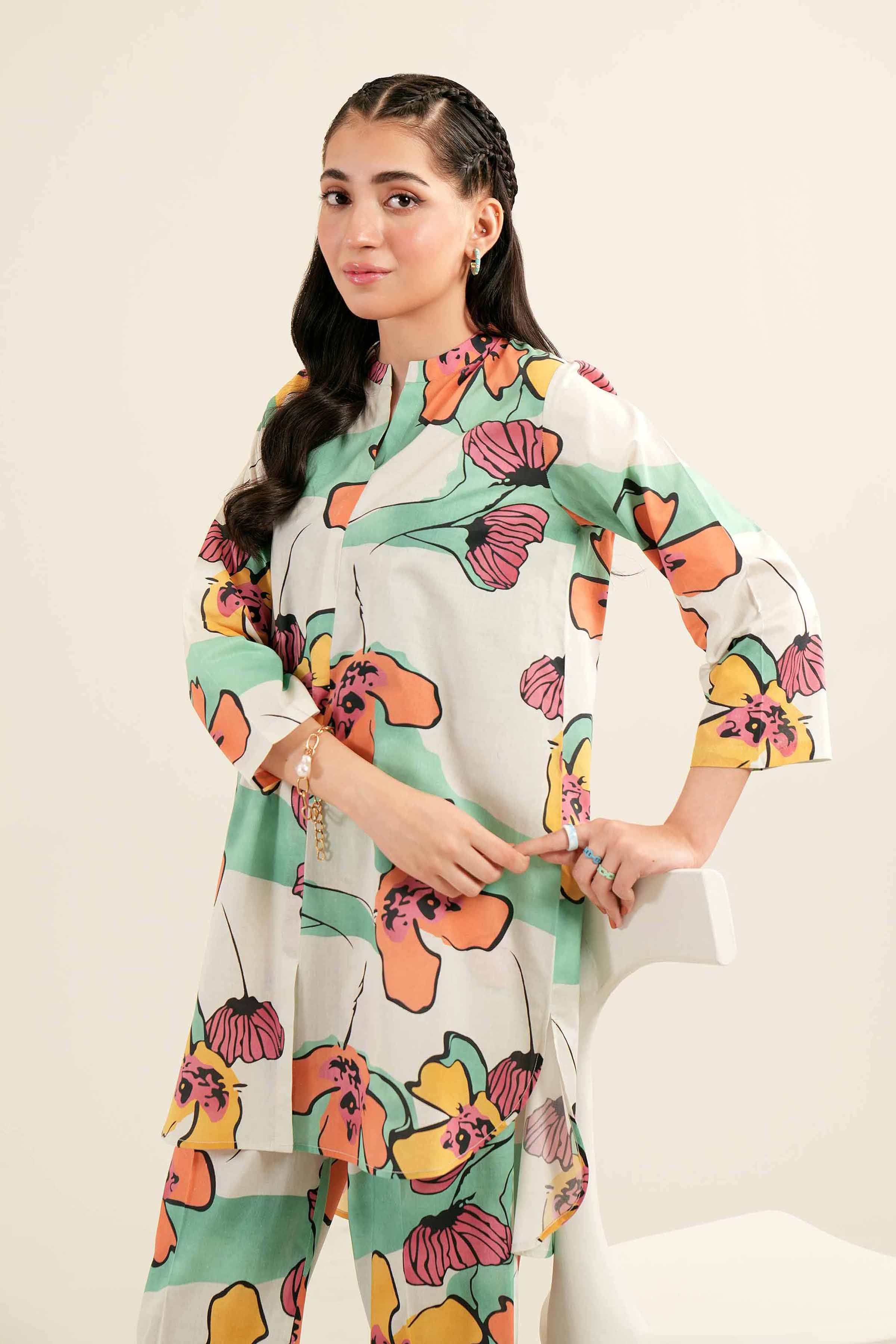 2 Piece - Printed Suit - AS24-64 - Image 2