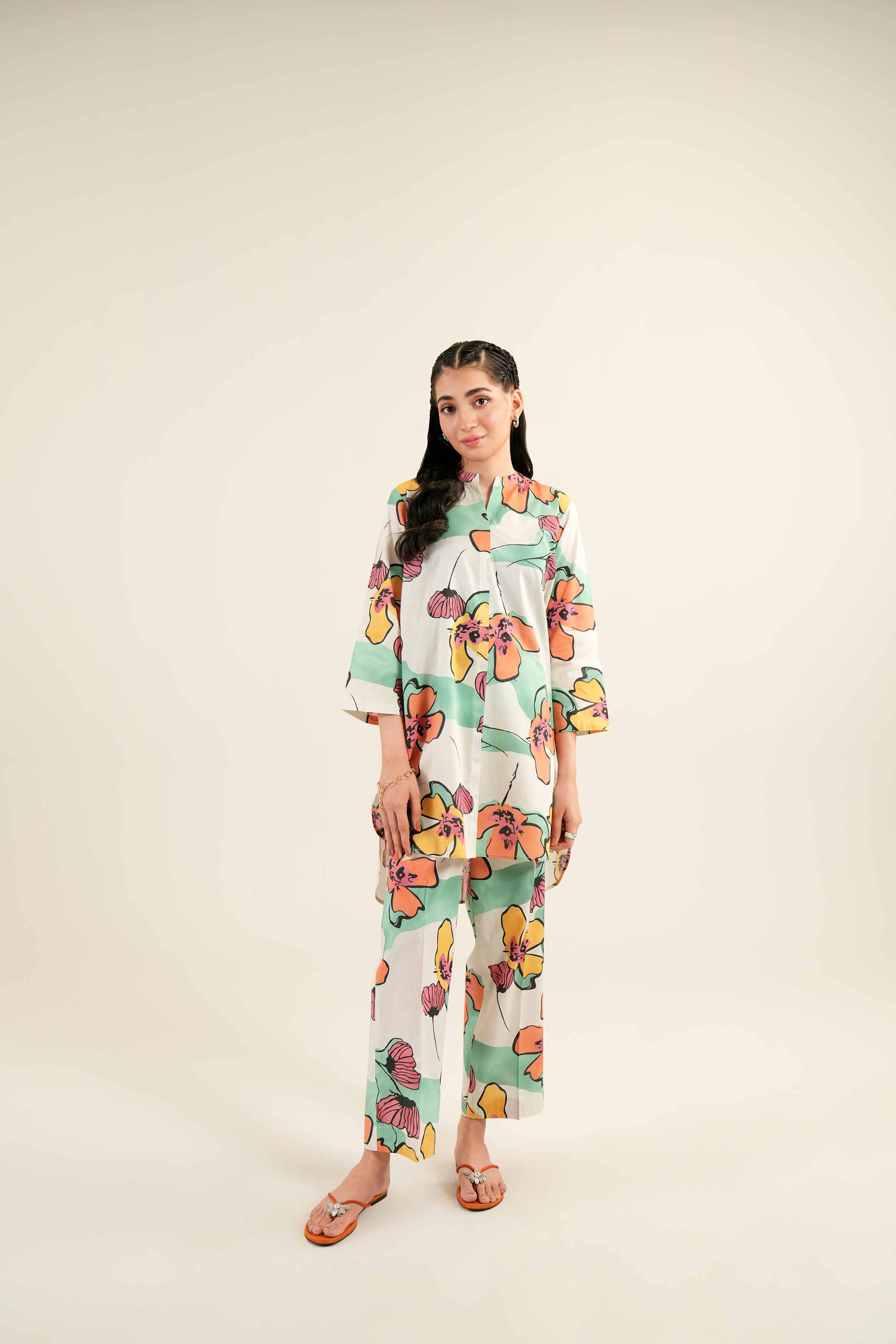 2 Piece - Printed Suit - AS24-64 - Image 4