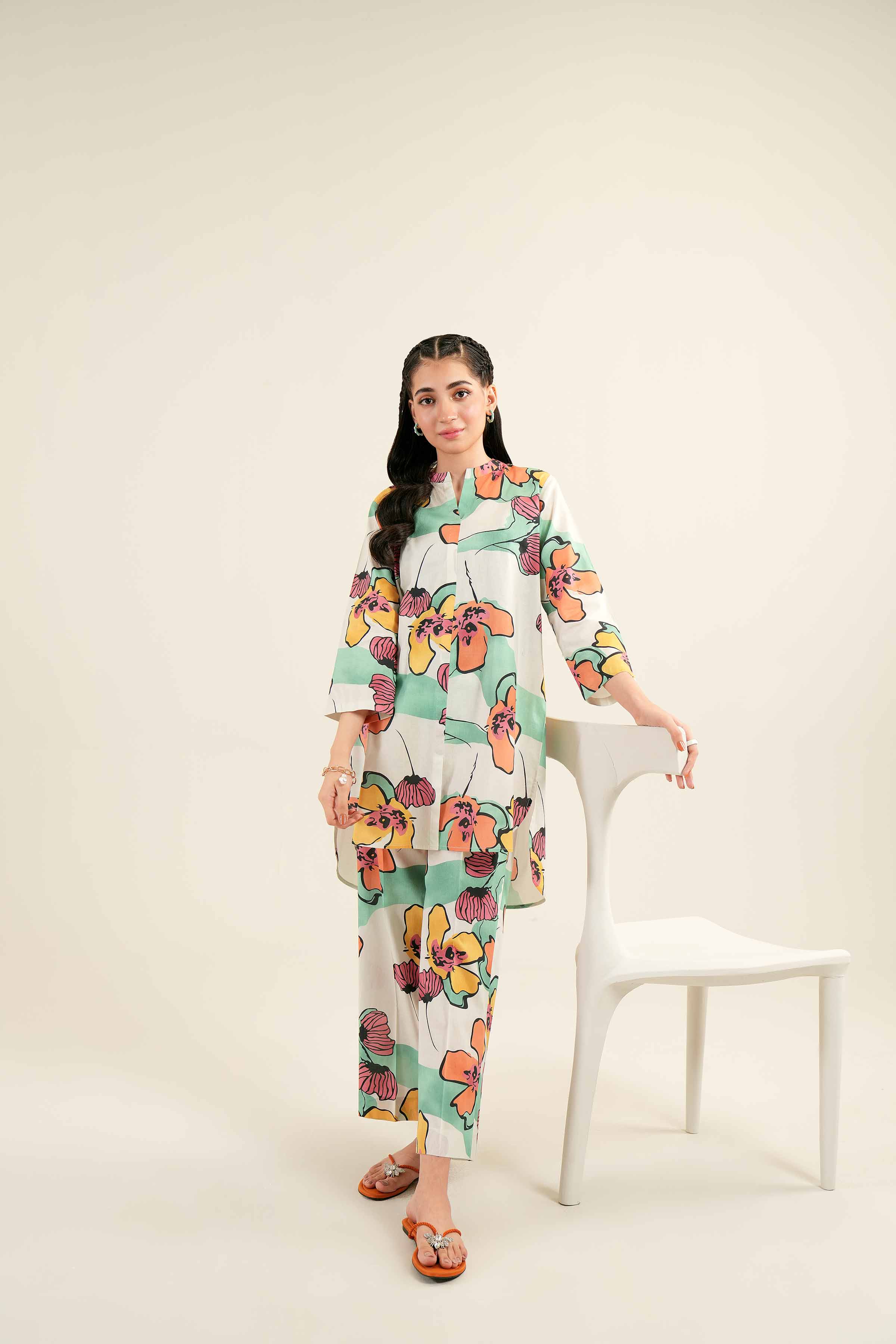 2 Piece - Printed Suit - AS24-64 - Image 6