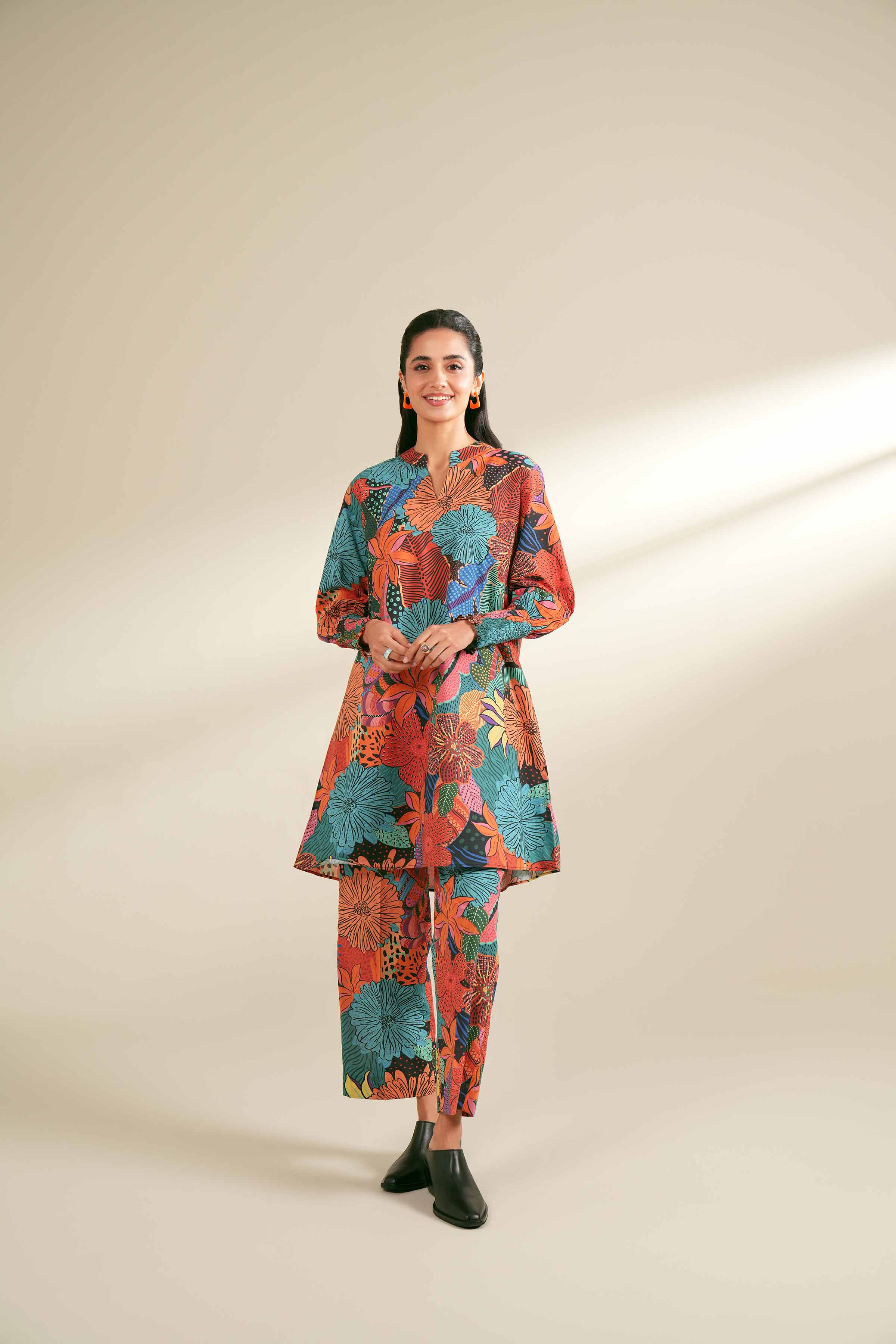 2 Piece - Printed Suit - AS24-82 - Image 4