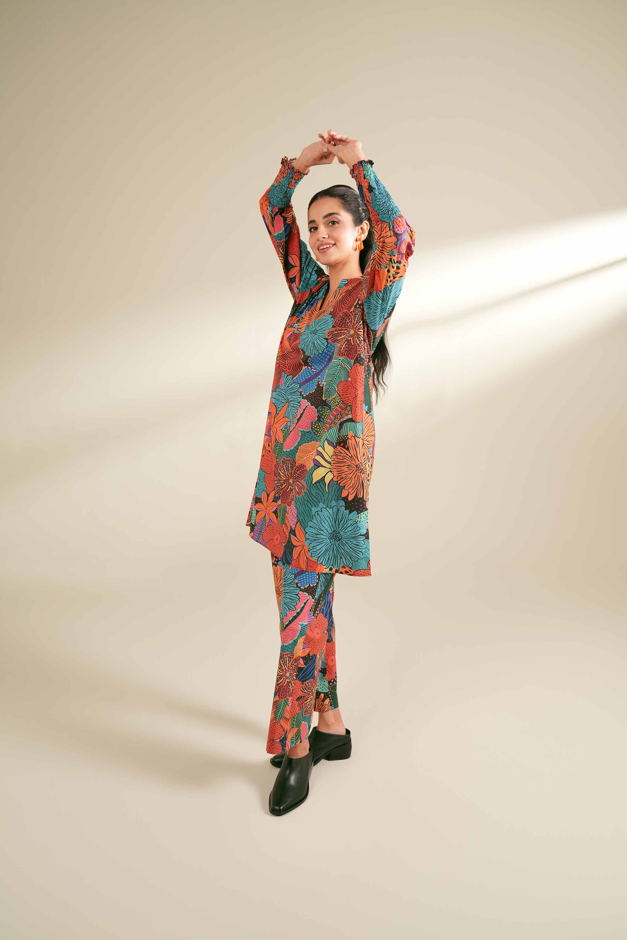 2 Piece - Printed Suit - AS24-82 - Image 5