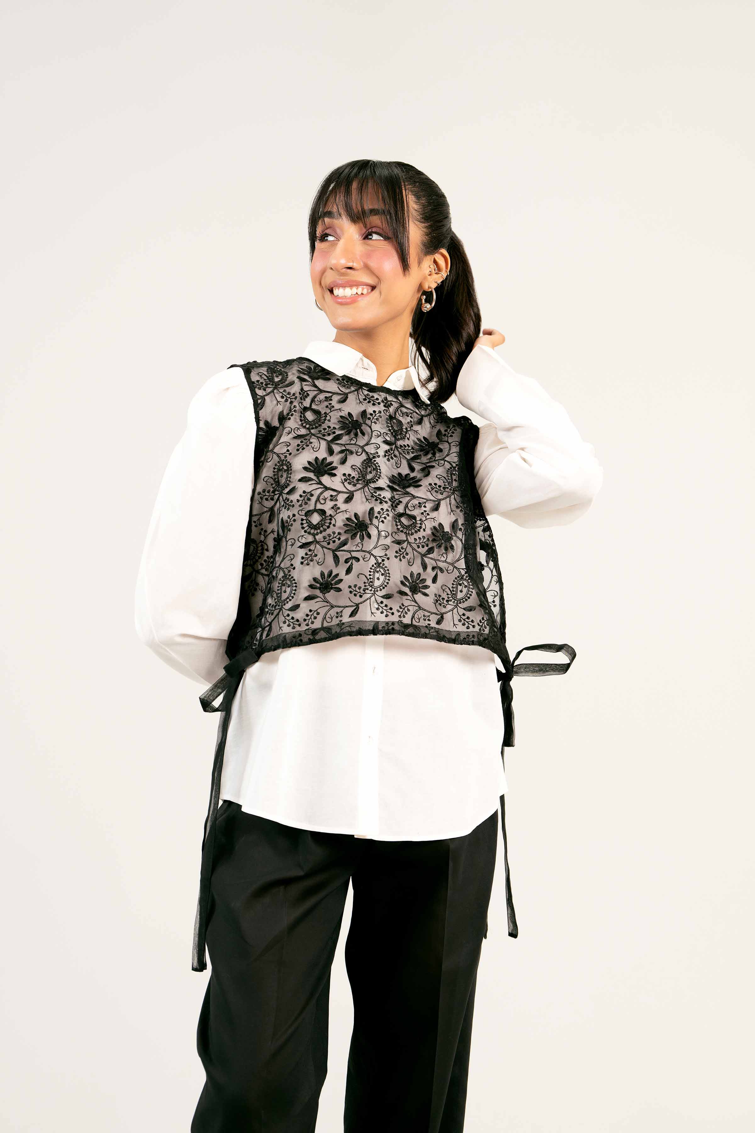 3 Piece - Embroidered Suit - AS25-18 - Image 6