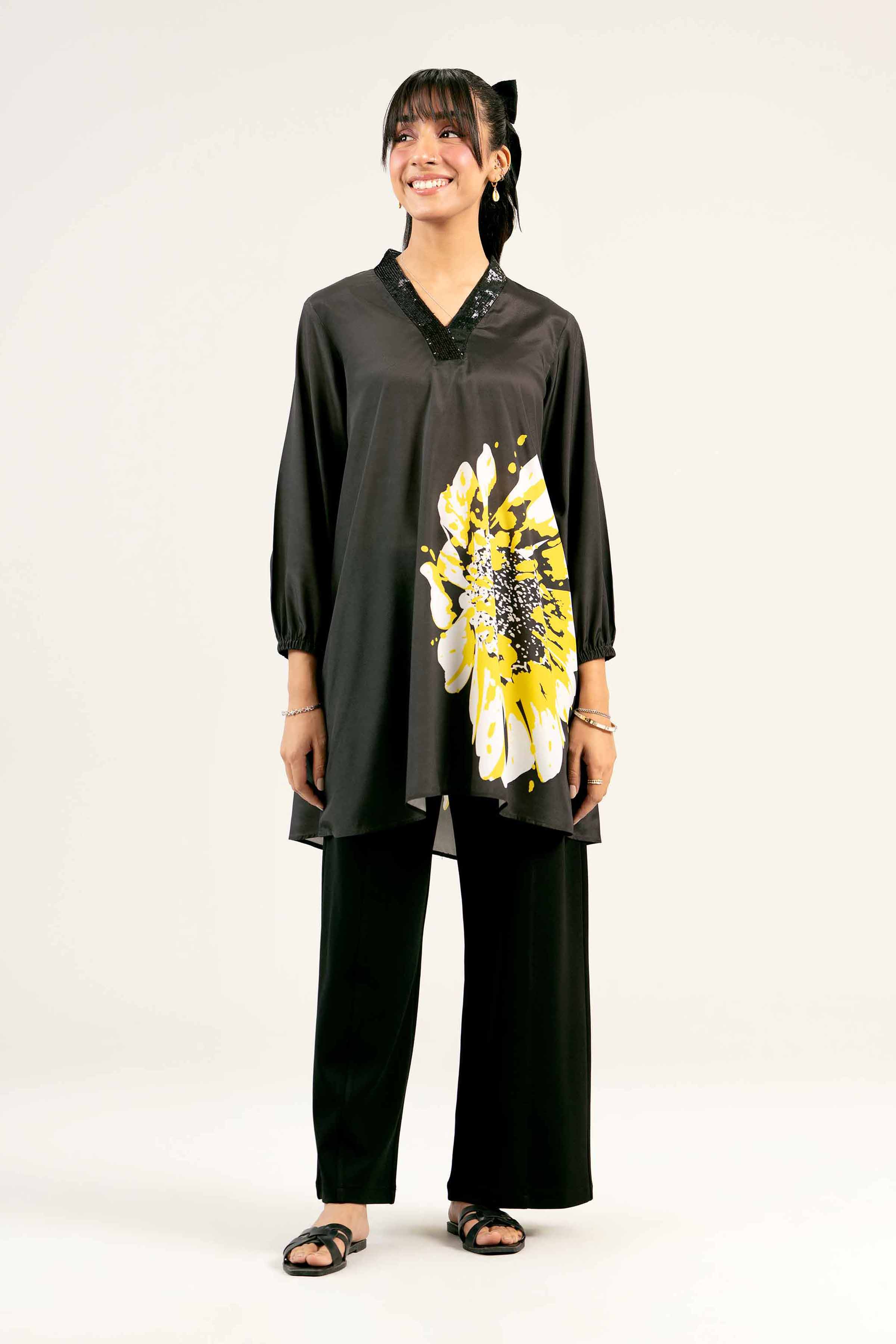 Printed Embroidered Tunic - AS25-30 - Image 2
