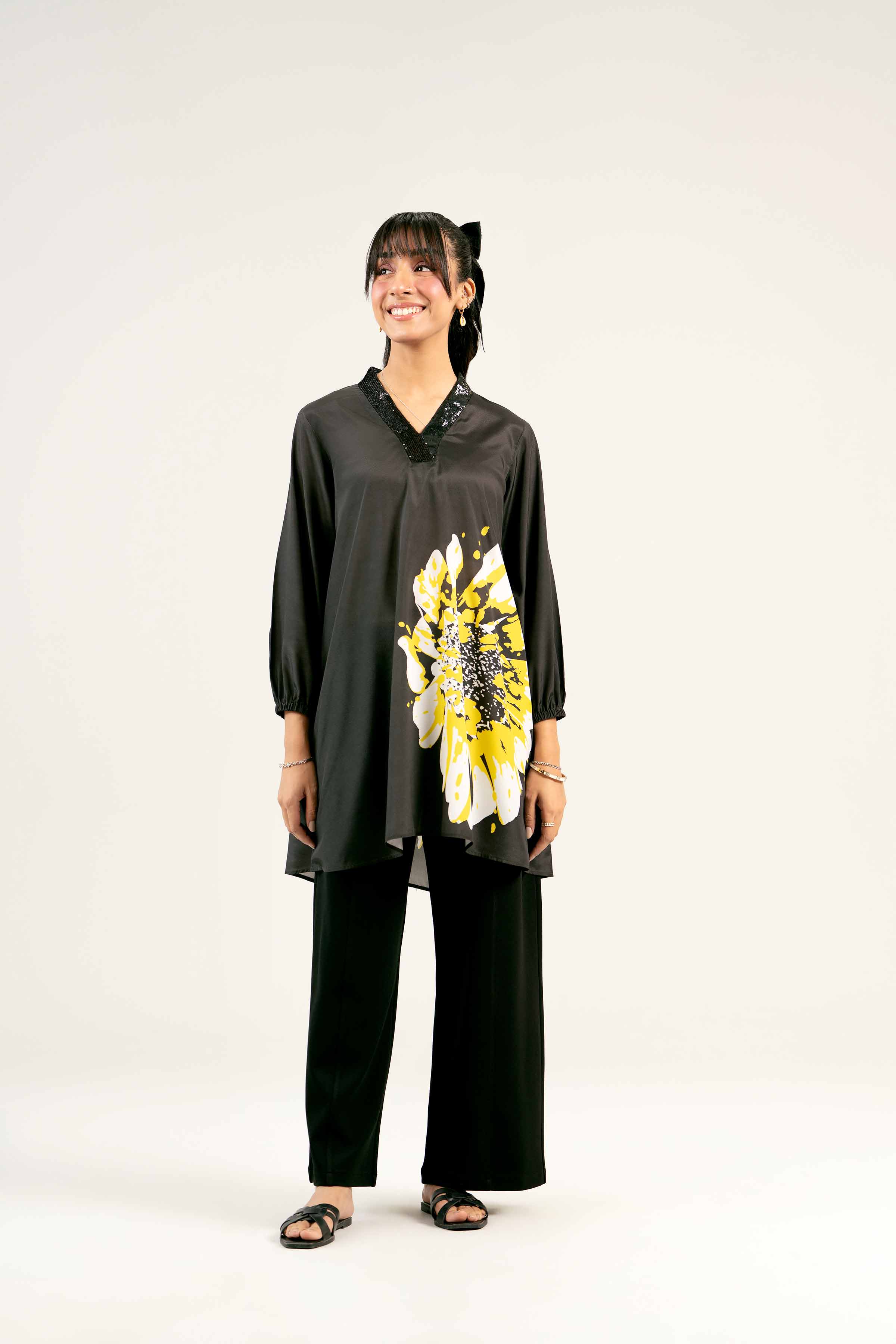 Printed Embroidered Tunic - AS25-30 - Image 3